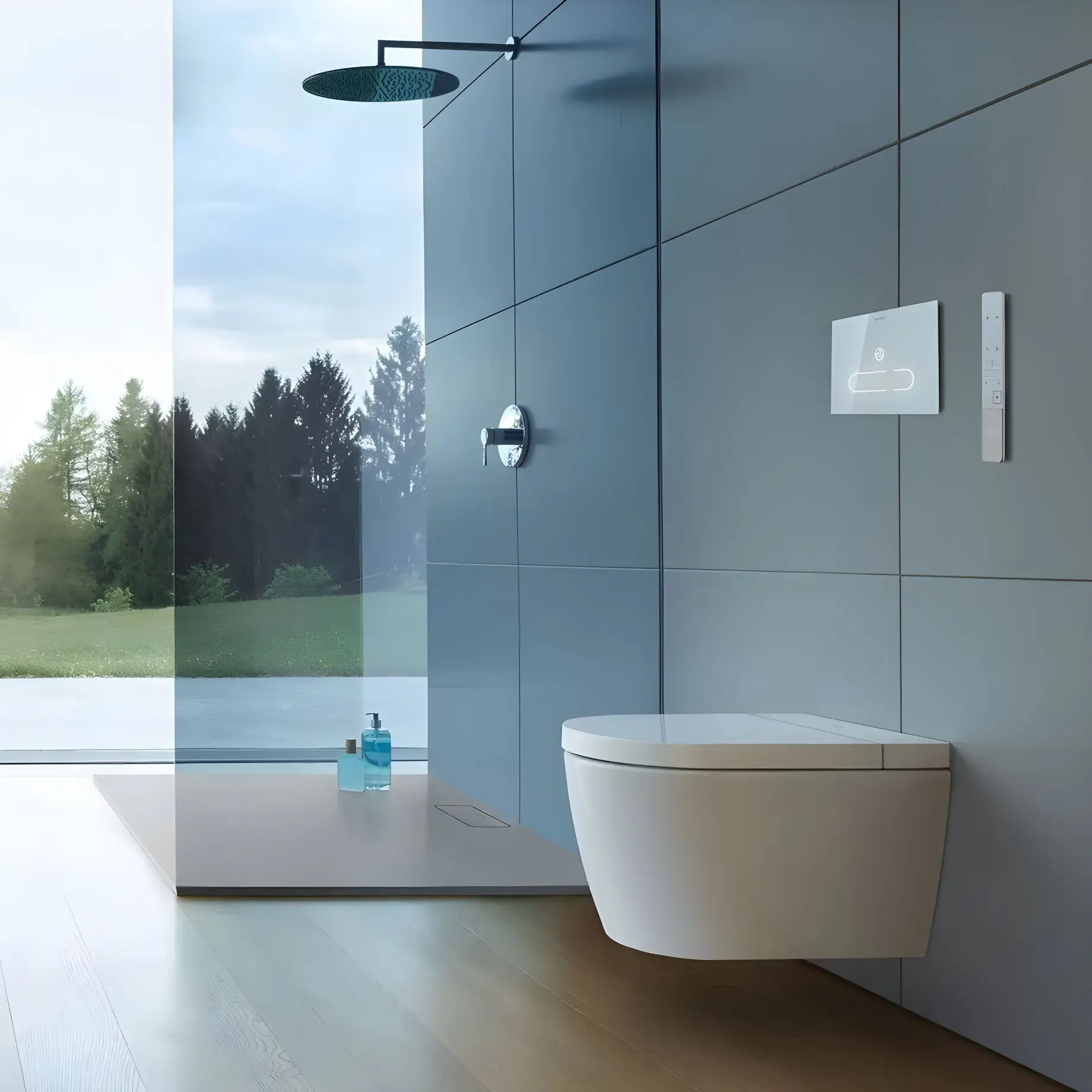Унітаз-біде SensoWash® Starck f Compact Duravit 650000012004320 — вид ззаду