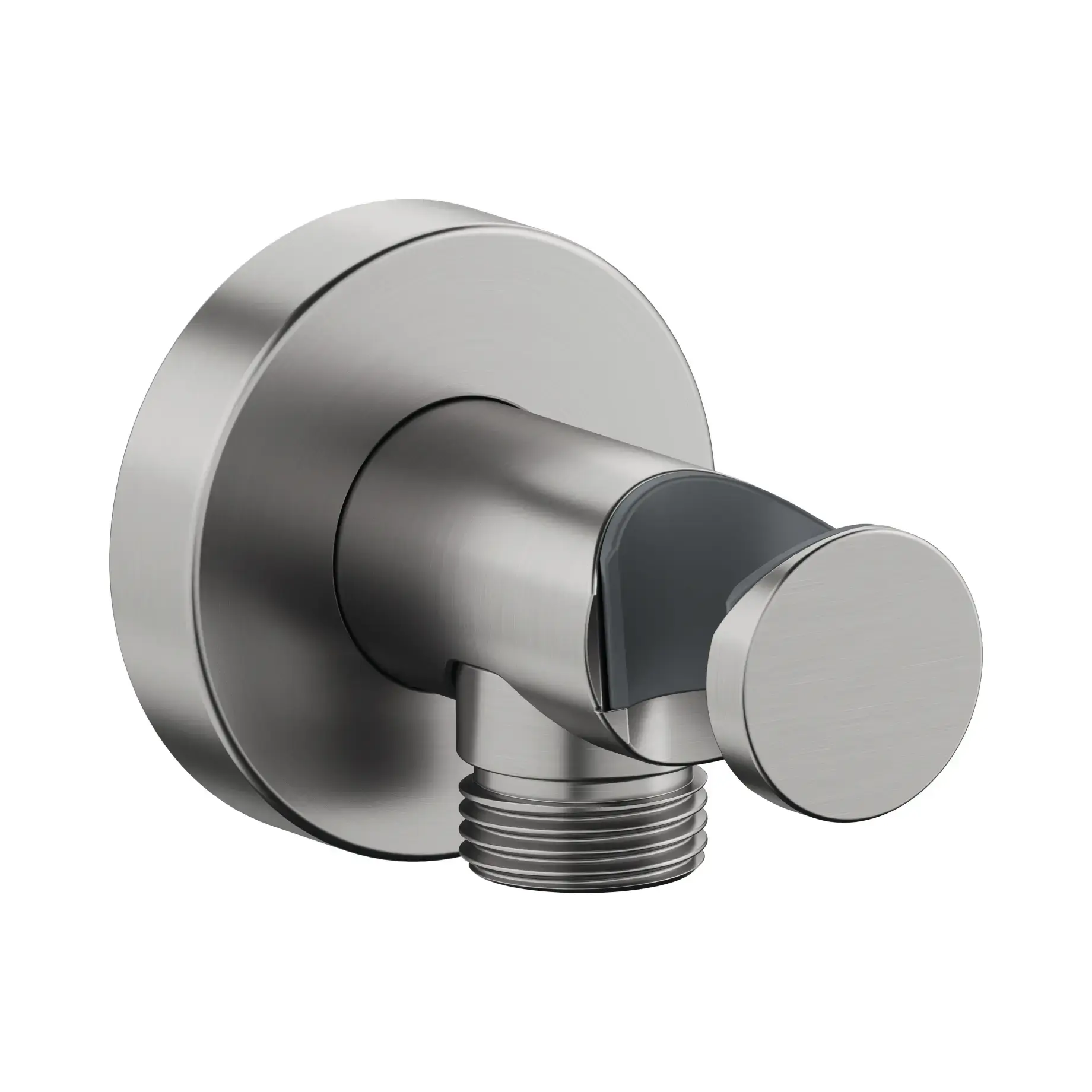 Шлангове приєднання Duravit UV0630009070 Stainless Steel Brushed — вид на білому тлі