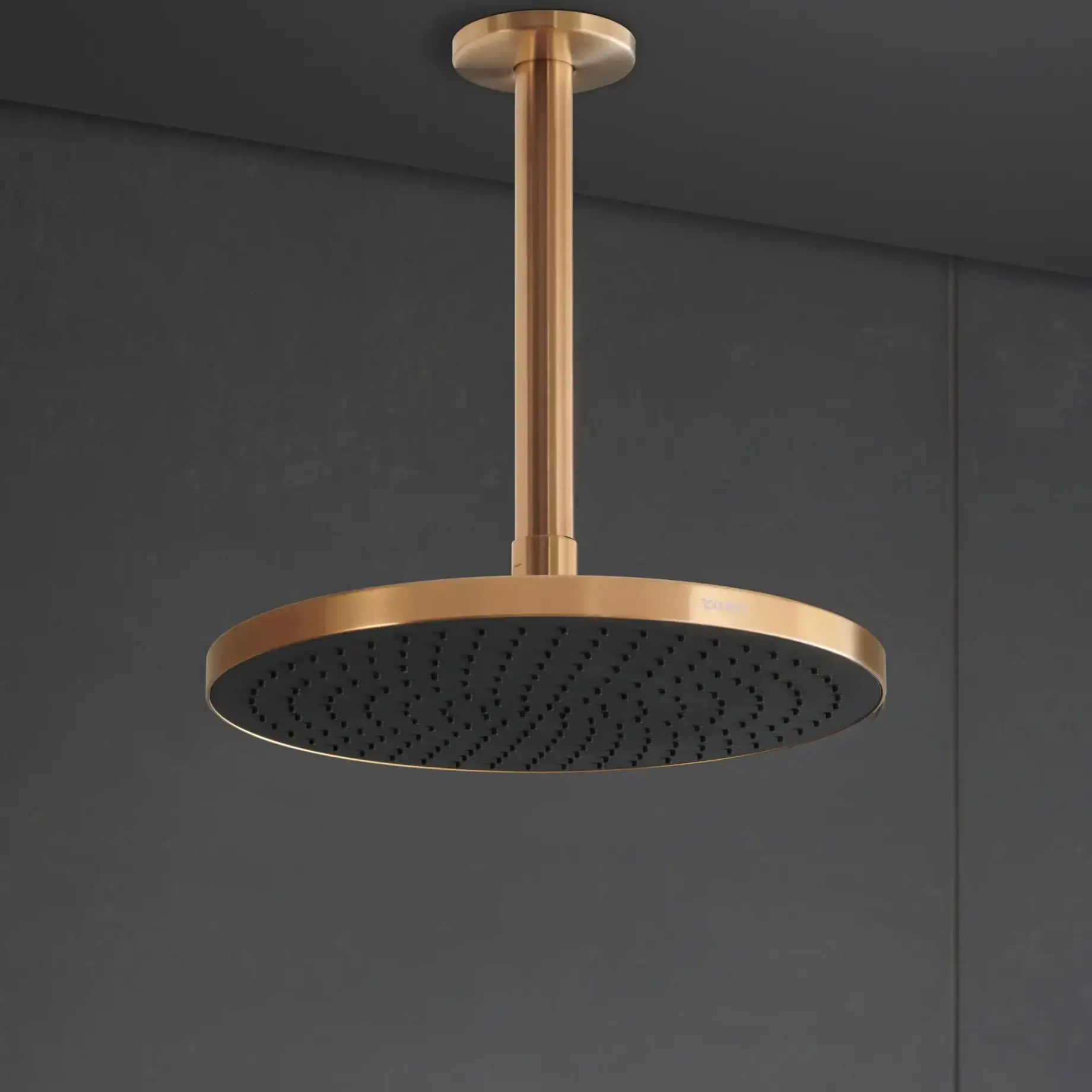 Тримач для верхнього душу 20 см Виробник UV0670025004 Brushed Bronze — вид спереду