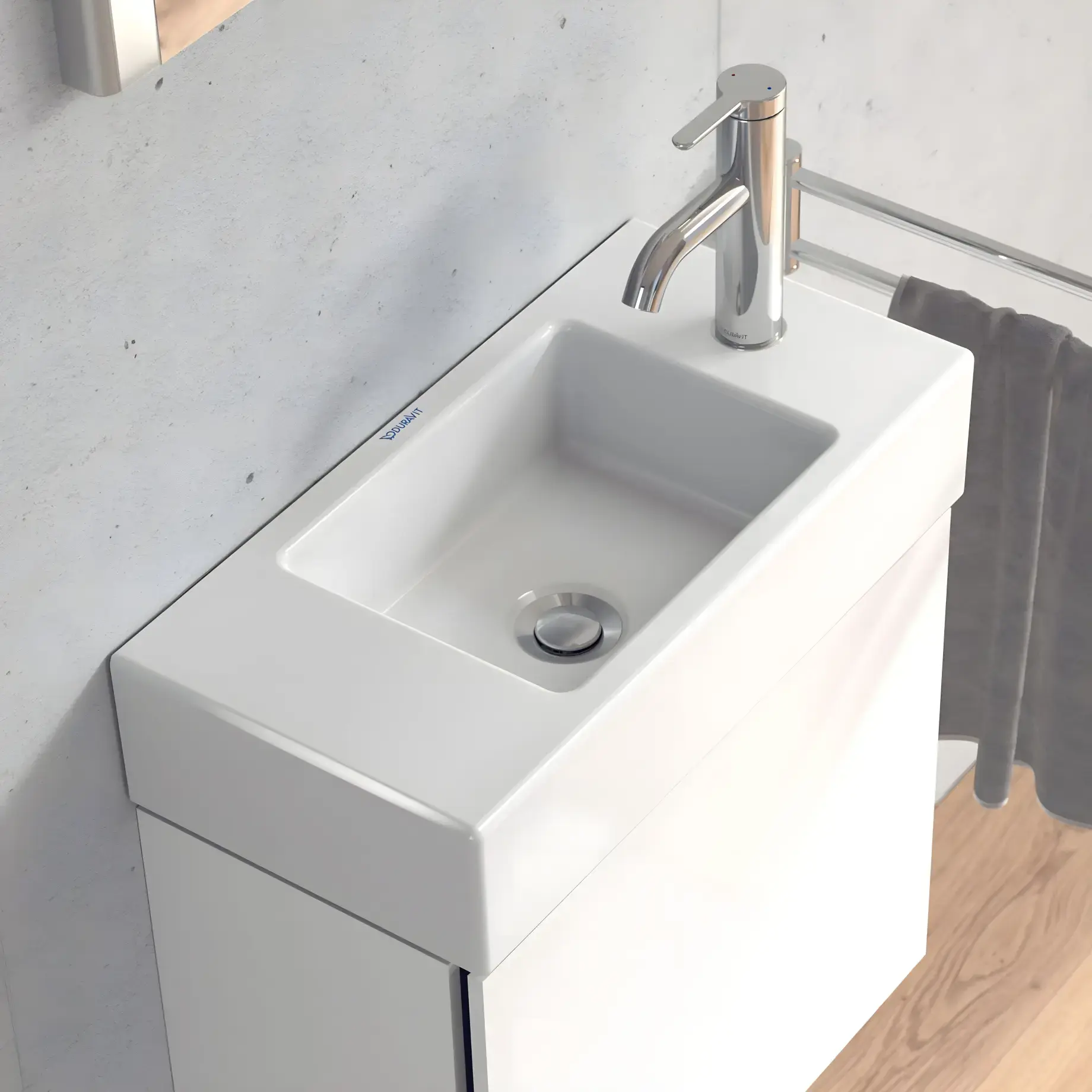 Умивальник Vero Air Duravit 0724500008 — вид спереду