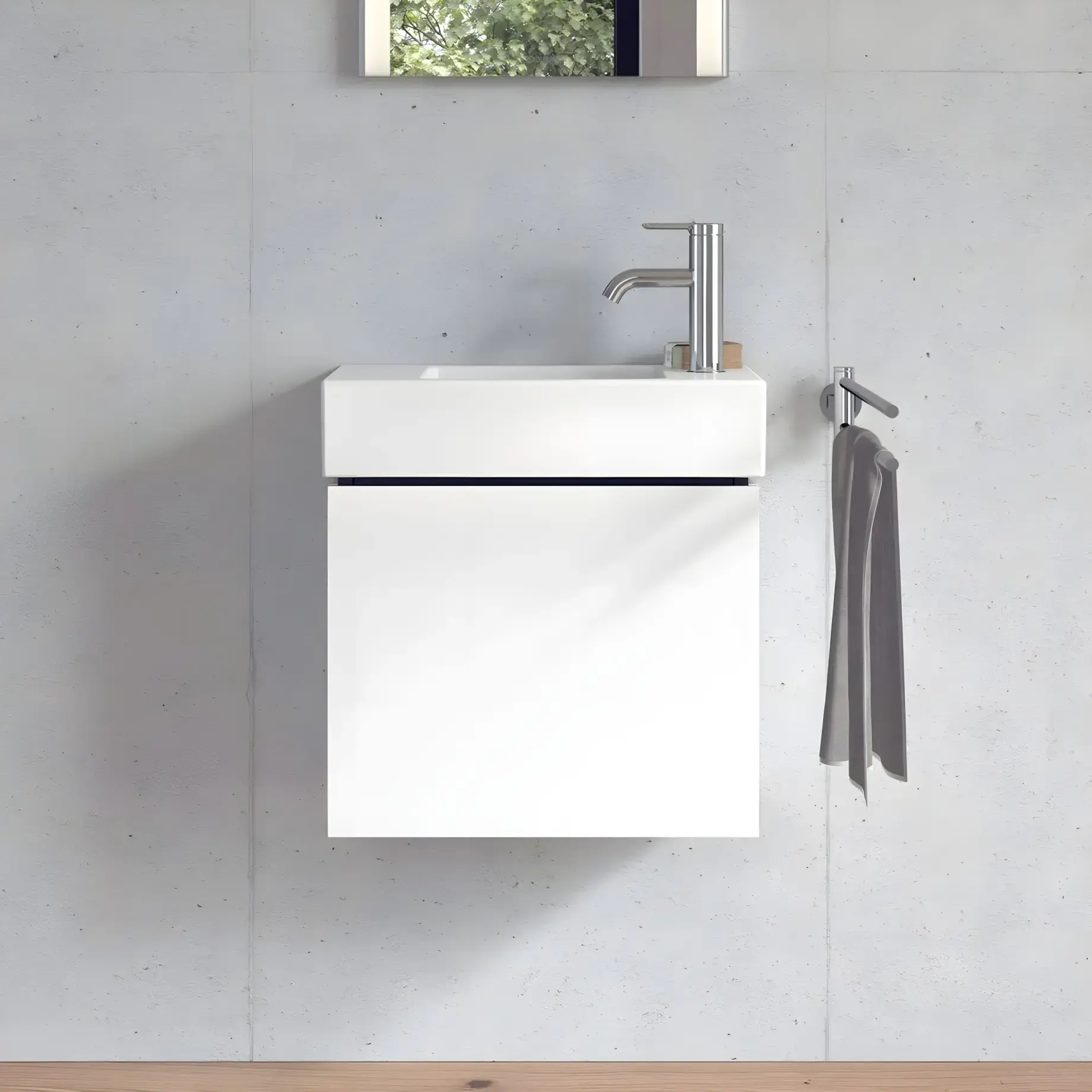 Умивальник Vero Air Duravit 0724500008 — вид ззаду