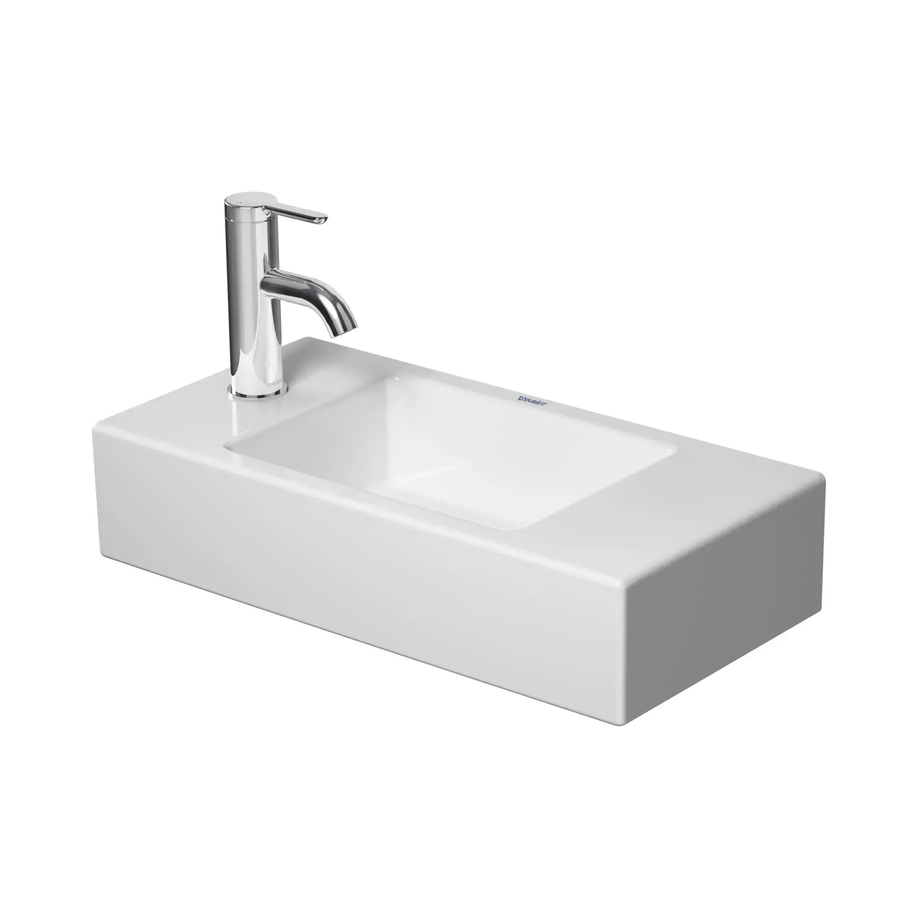 Умивальник Vero Air Duravit 0724500009 Alpine White 50 х 25 см — вид на білому тлі