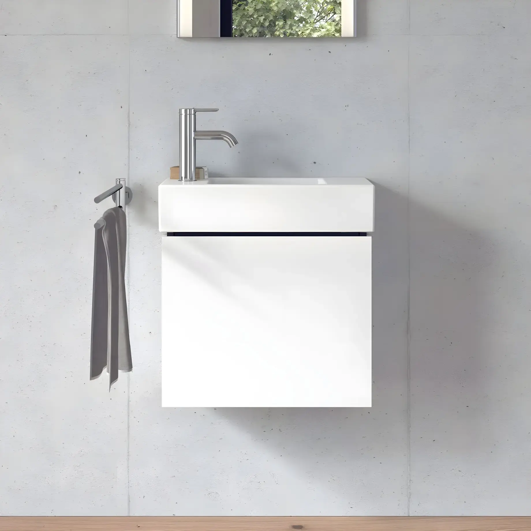 Умивальник Vero Air Duravit 0724500009 — вид ззаду