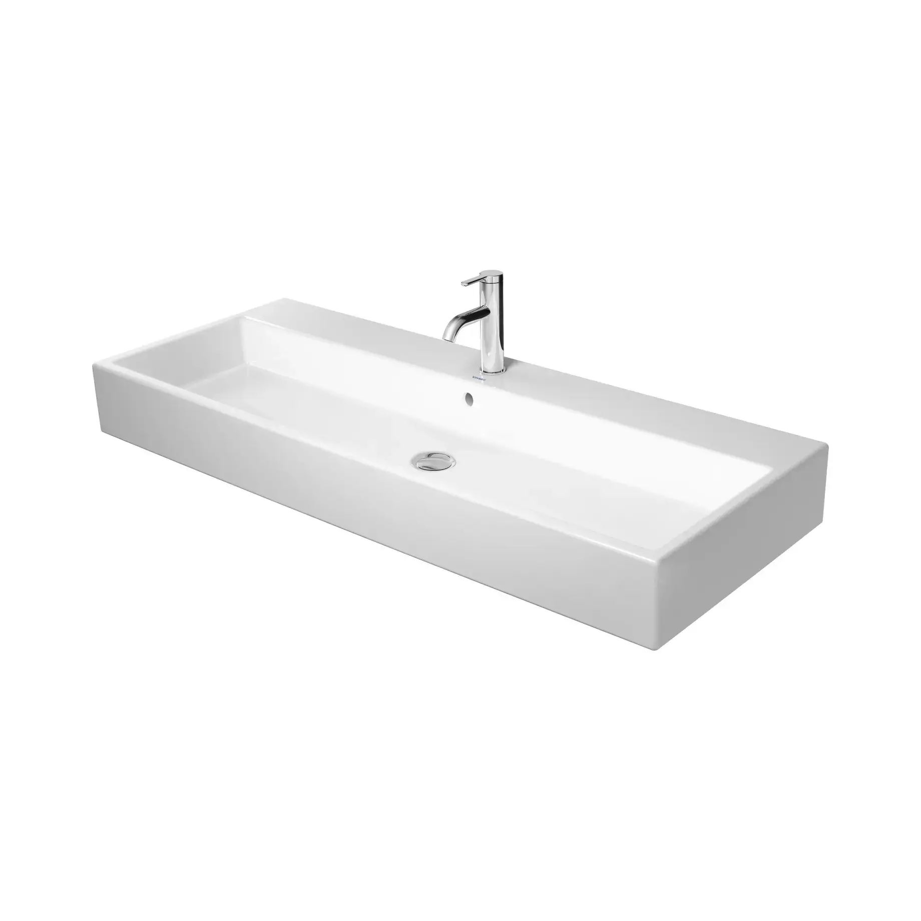 Умивальник Vero Air Duravit 2350120027 Alpine White 120 х 47 см — вид на білому тлі