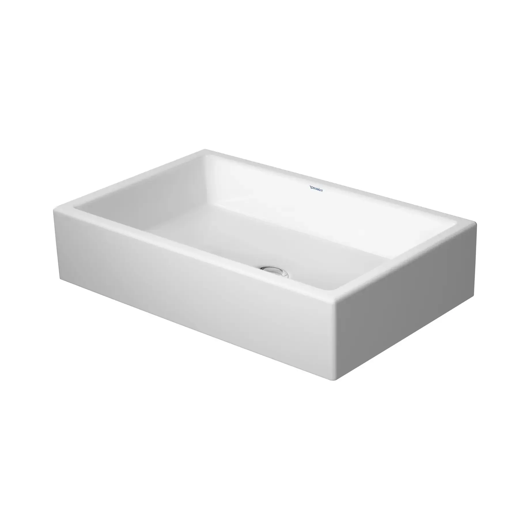 Умивальник Vero Air Duravit 2351600000 Alpine White 60 х 38 см — вид на білому тлі