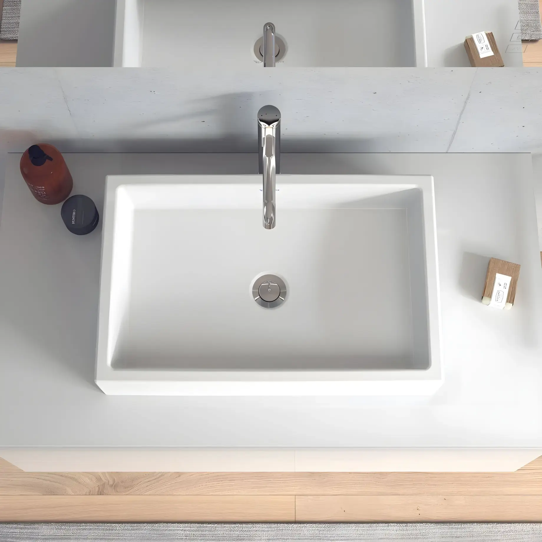Умивальник Vero Air Duravit 2351600000 — вид ззаду