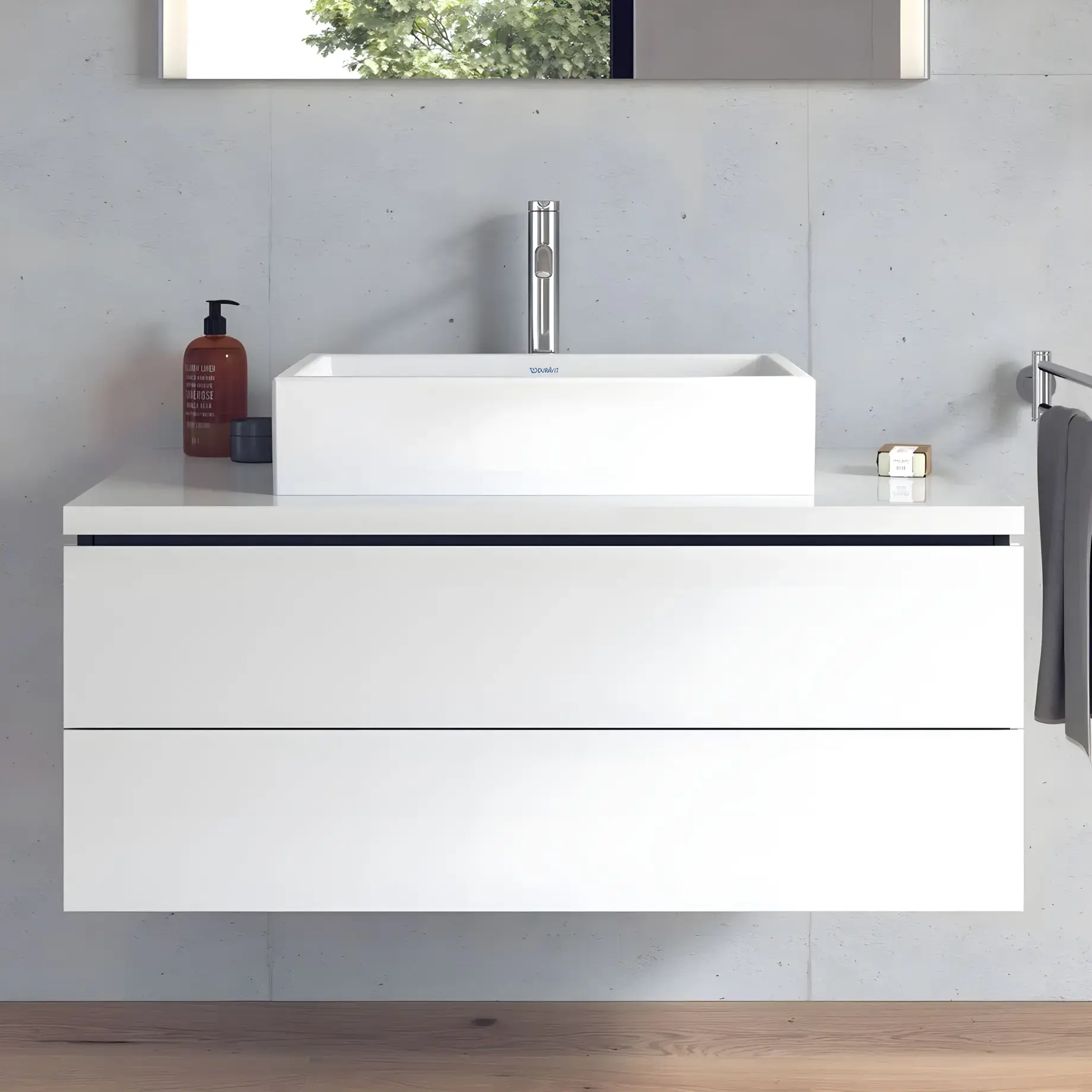 Умивальник Vero Air Duravit 2351600000 — деталь крупним планом