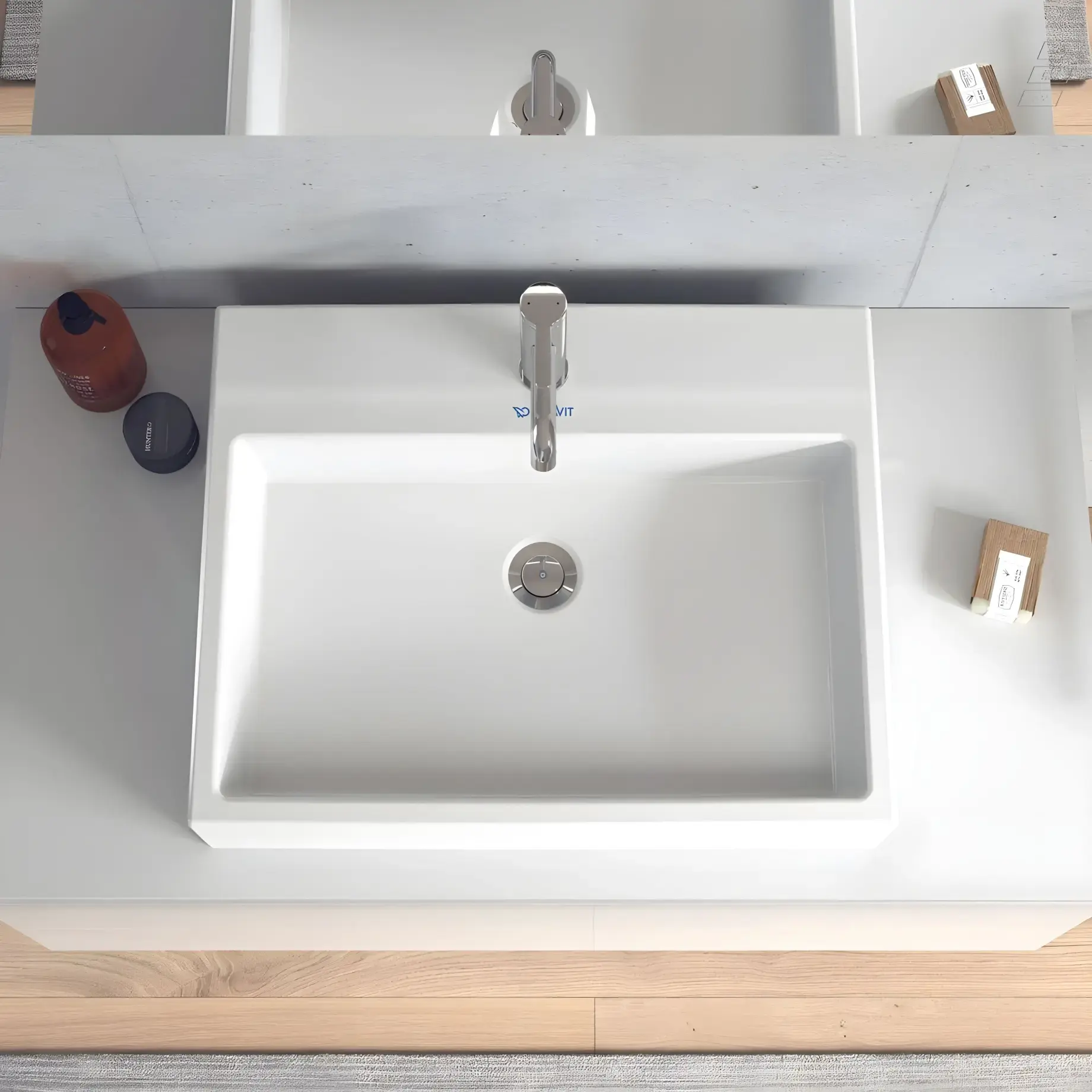 Умивальник Vero Air Duravit 2352600000 — ракурс 3/4