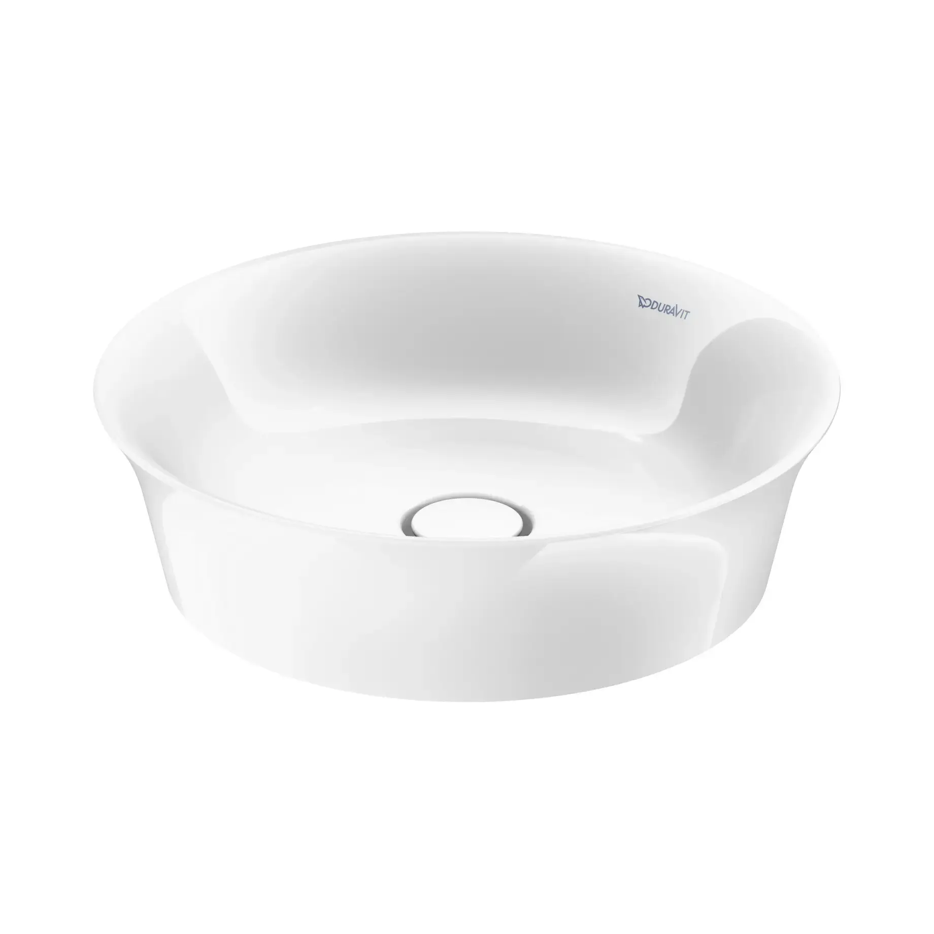 Умивальник White Tulip Duravit 2362430079 Alpine White 43 х 43 см — вид на білому тлі