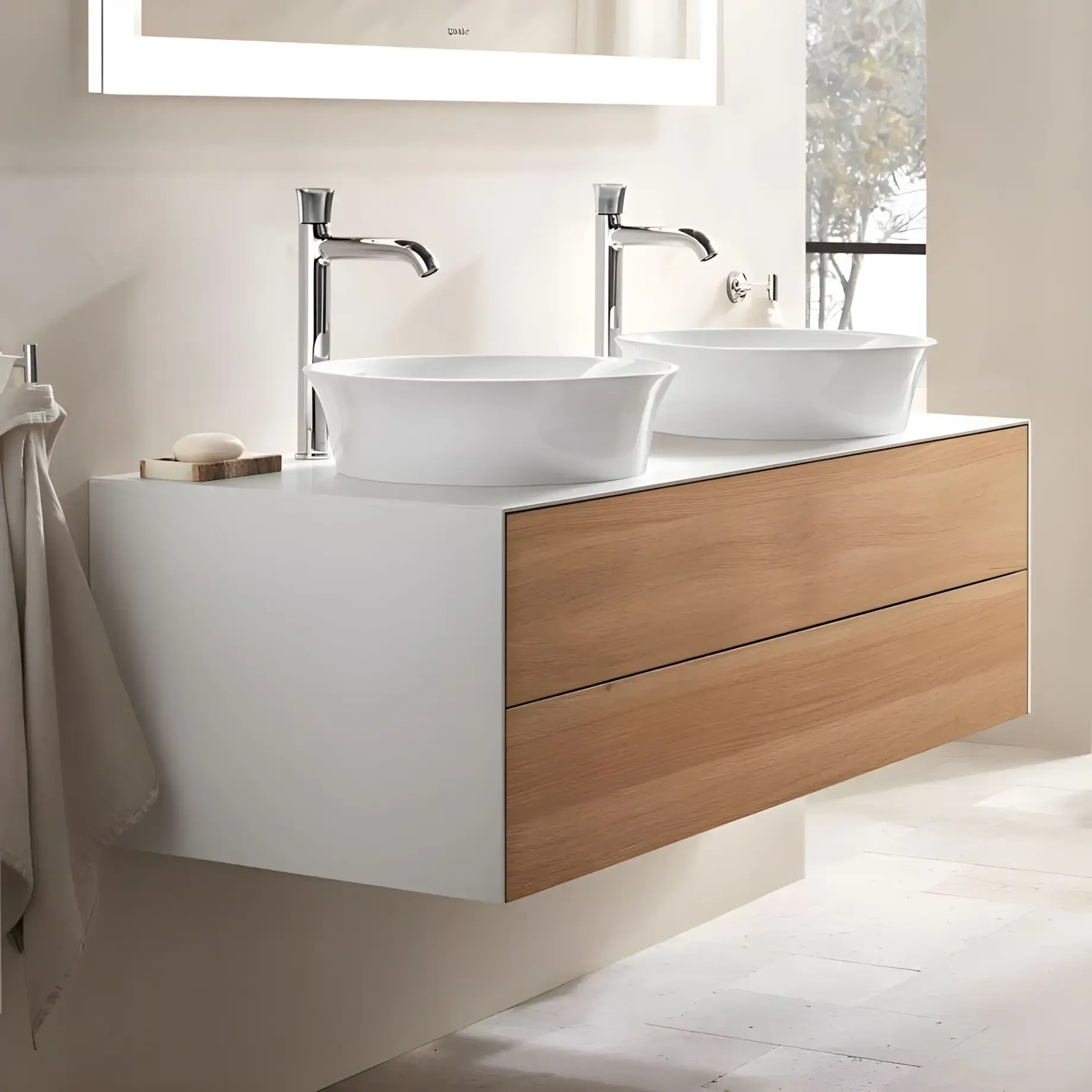 Умивальник White Tulip Duravit 2362430079 — вид згори