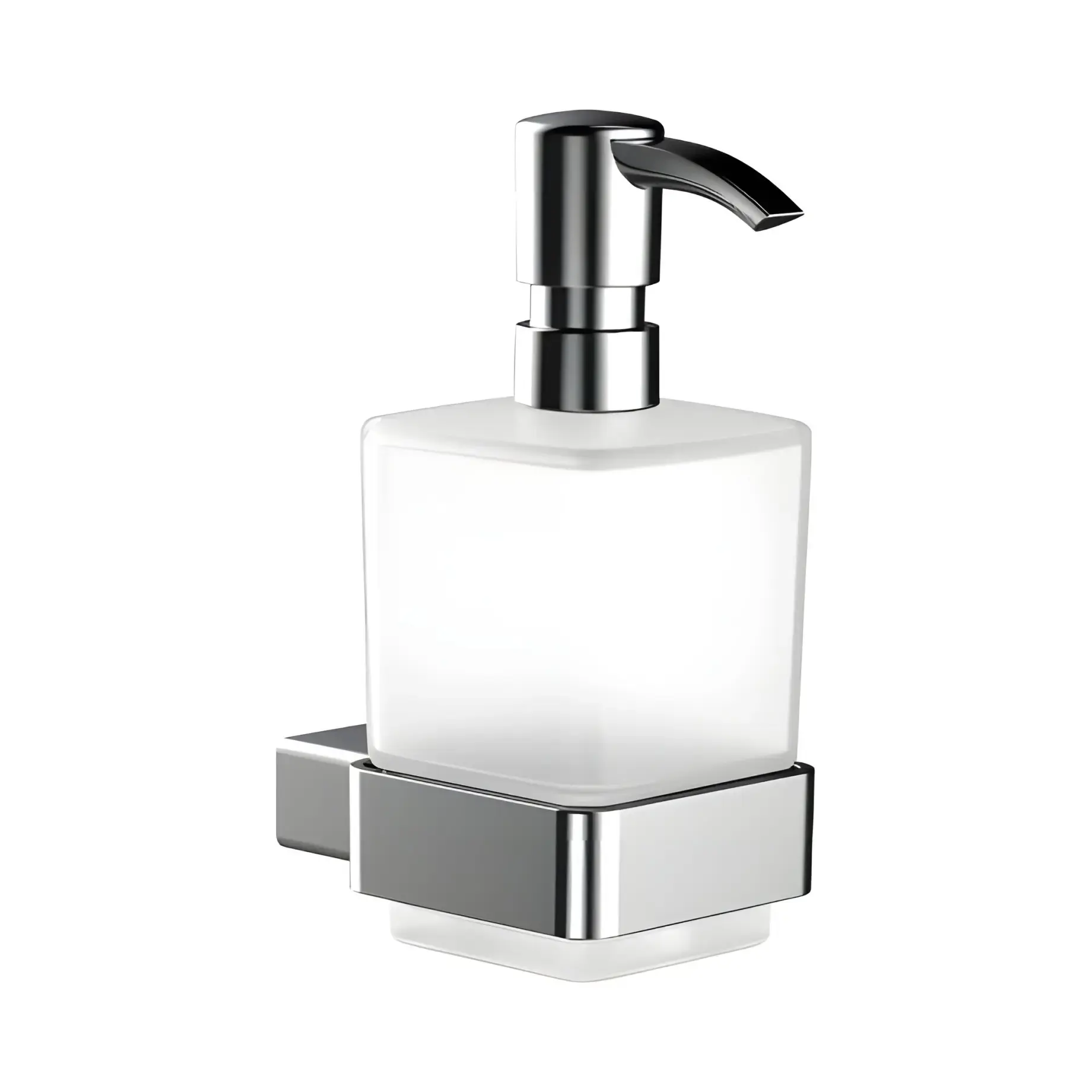 Дозатор для рідкого мила Loft Emco 052100101 Chrome 11.3 х 7 х 15.9 см — вид на білому тлі