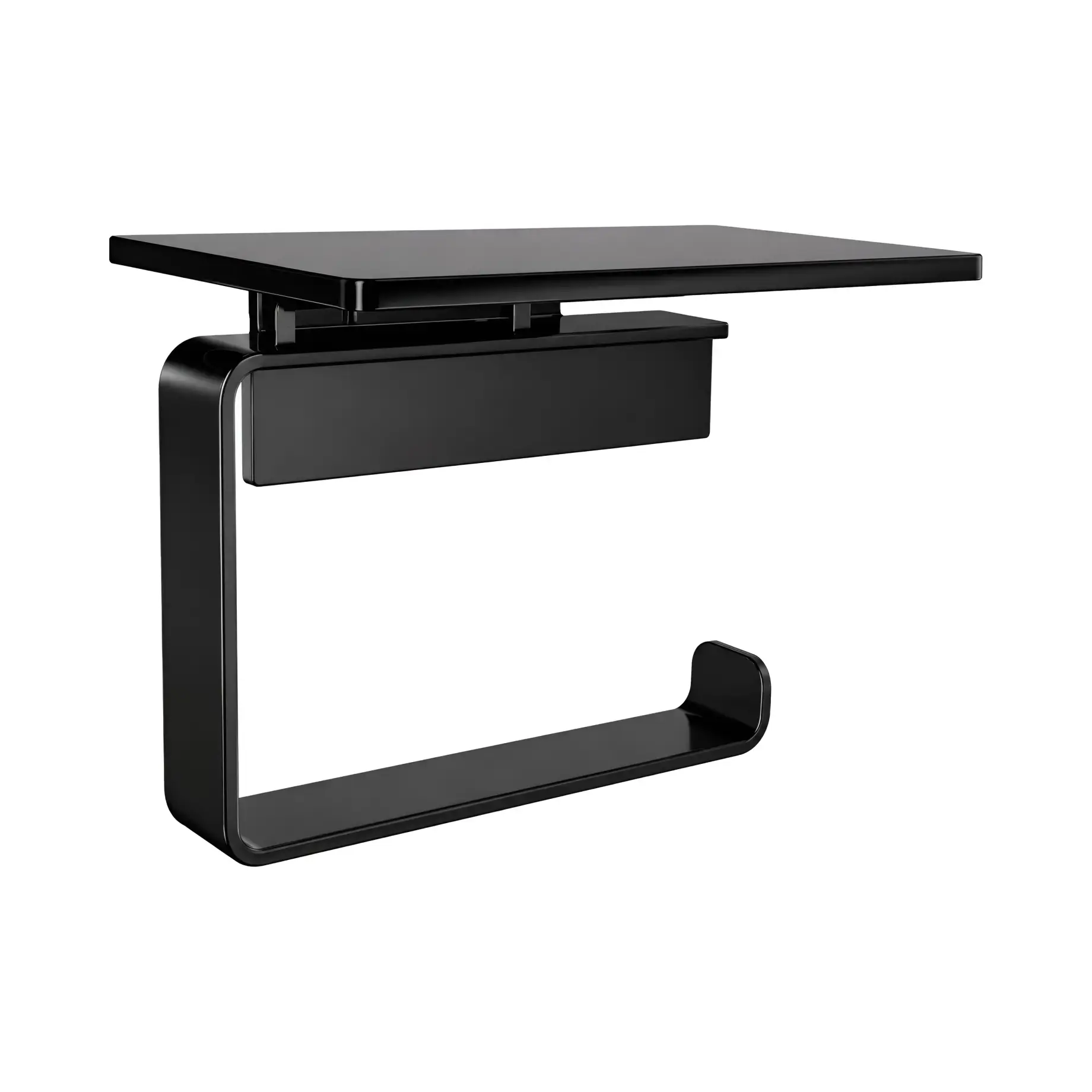 Тримач туалетного паперу Loft Emco 059813303 Black Matt — вид на білому тлі