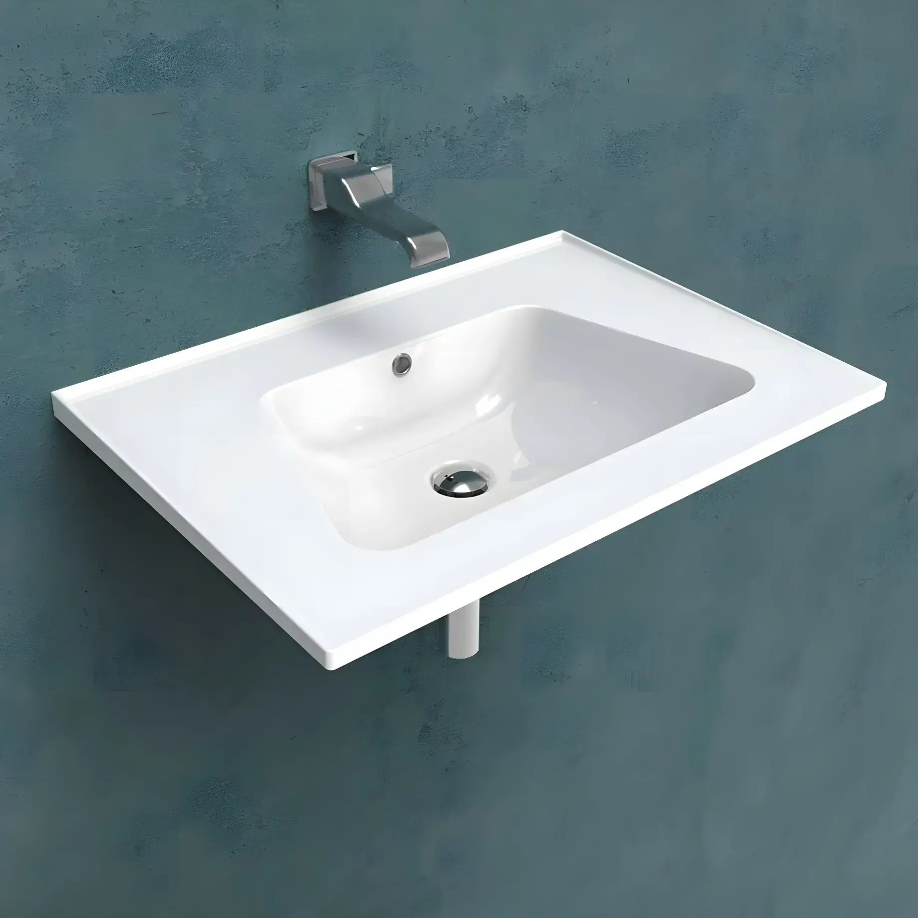 Умивальник Bloom Flaminia BM70L — вид спереду