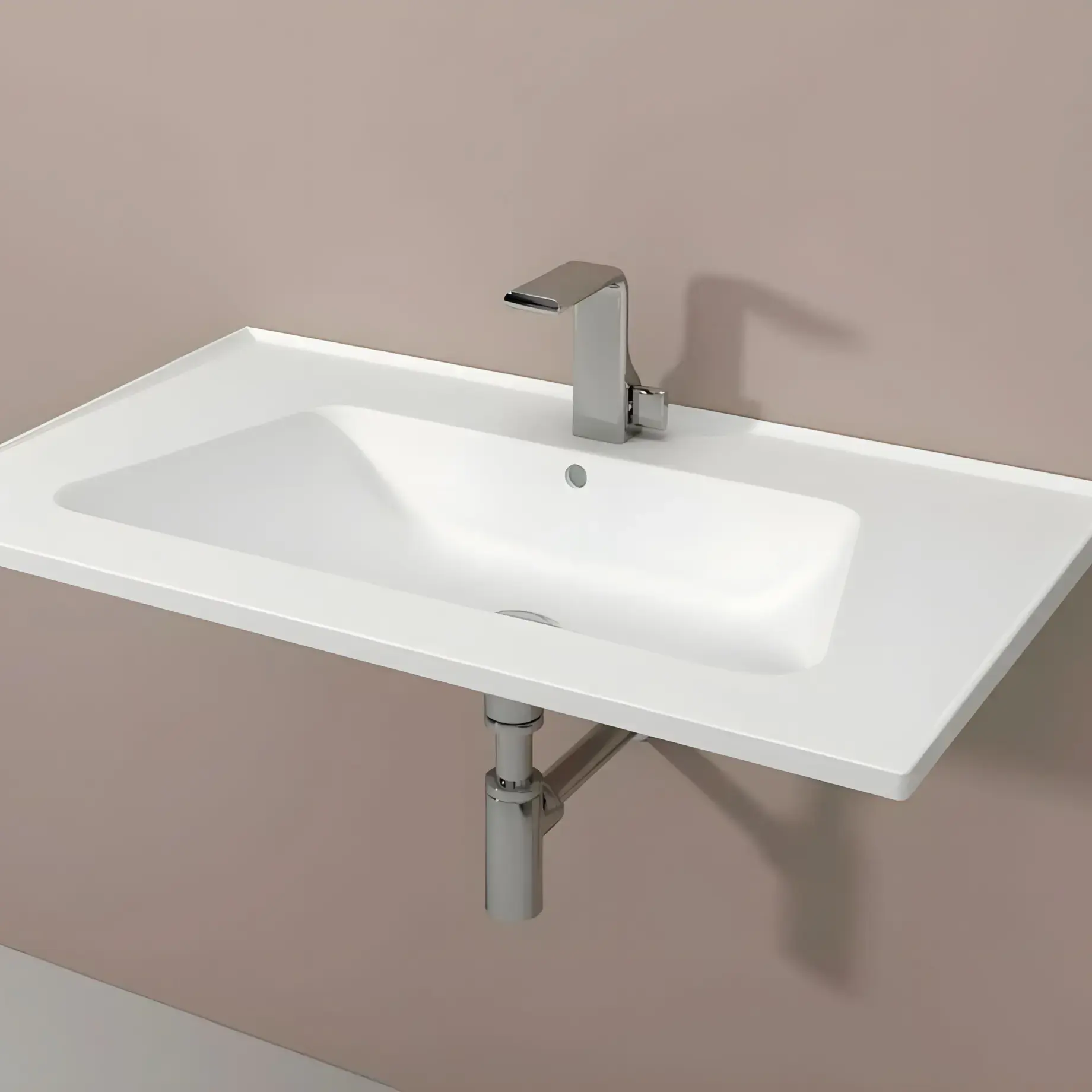 Умивальник Bloom Flaminia BM85L — вид згори