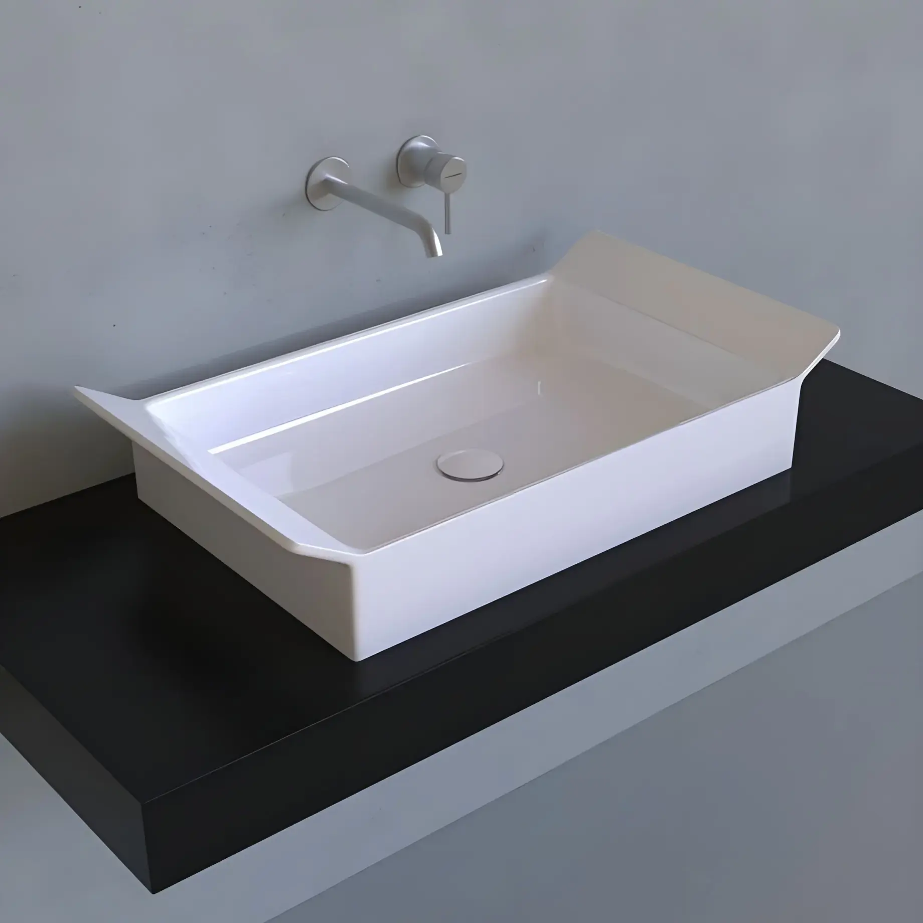 Умывальник Box Flaminia BX60A — боковой ракурс