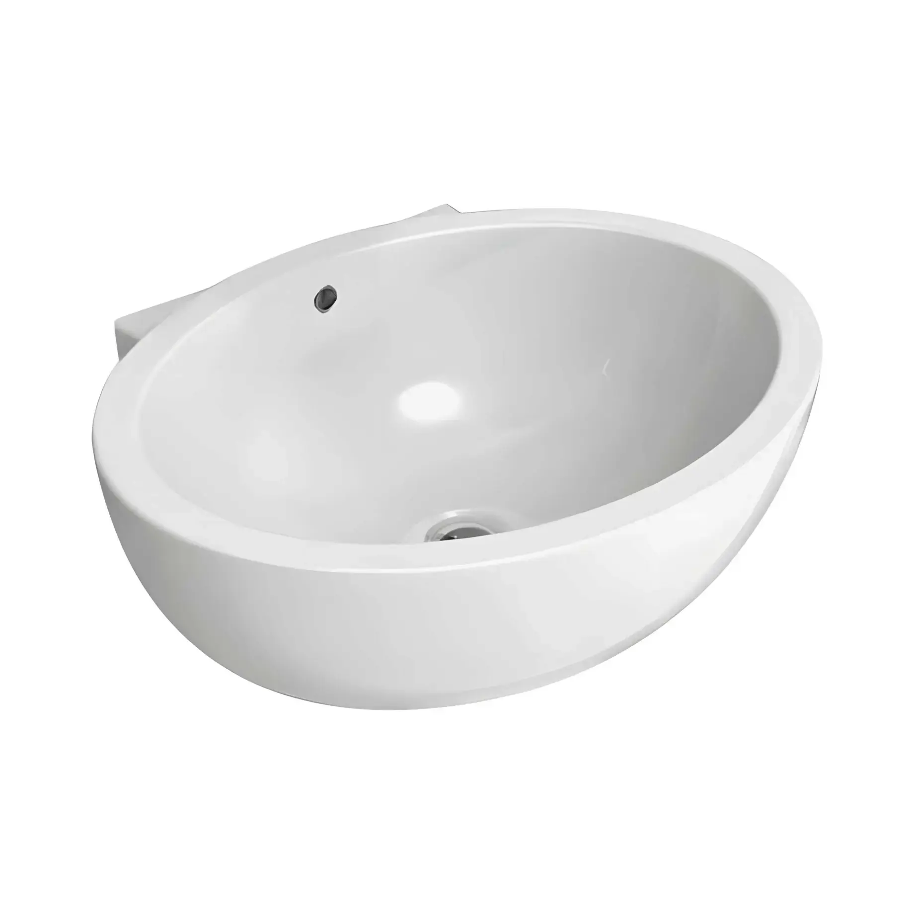 Умивальник Dip Flaminia DP482 Glossy White 62 х 49.5 см — вид на білому тлі
