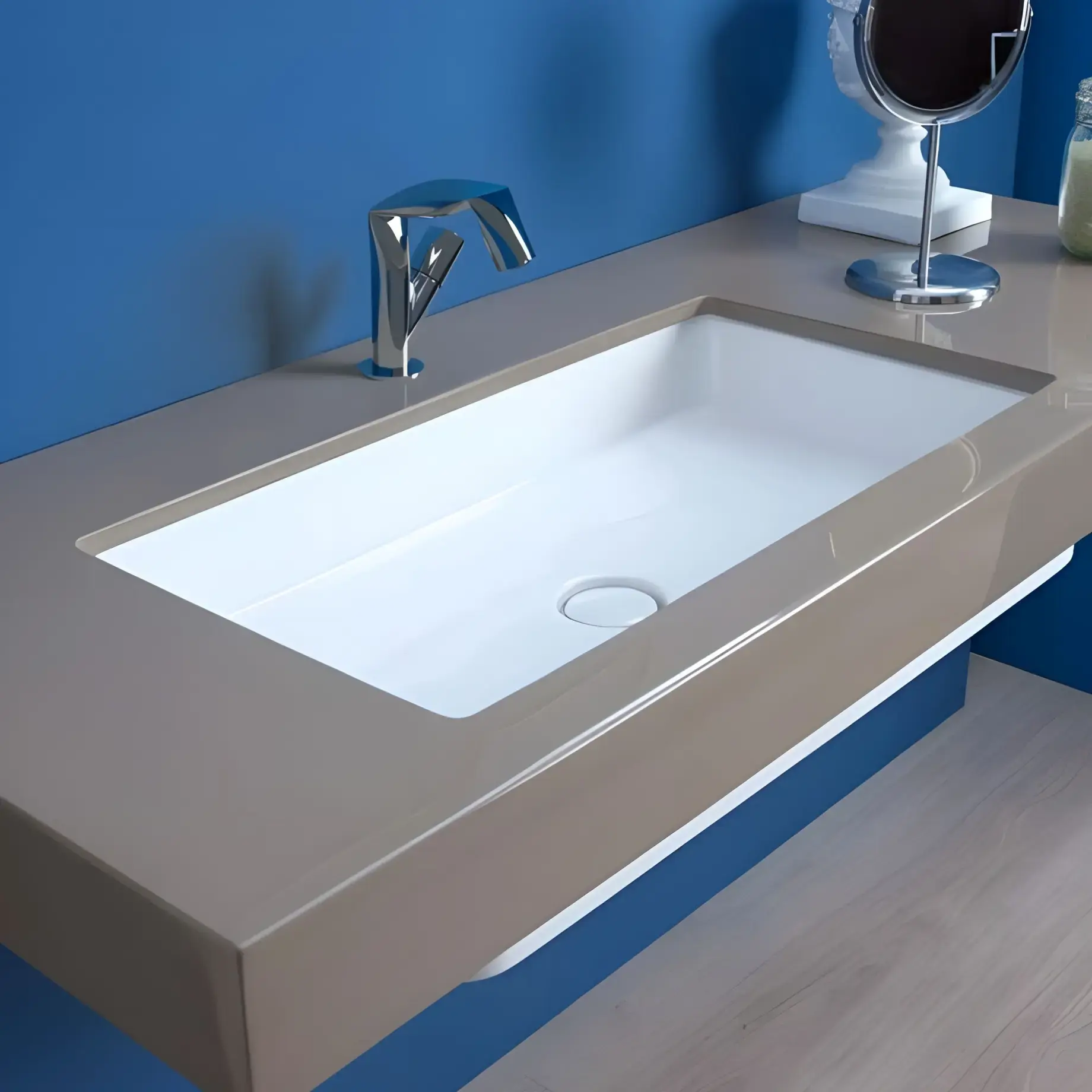 Умывальник Miniwash Flaminia MW75SP — вид спереди