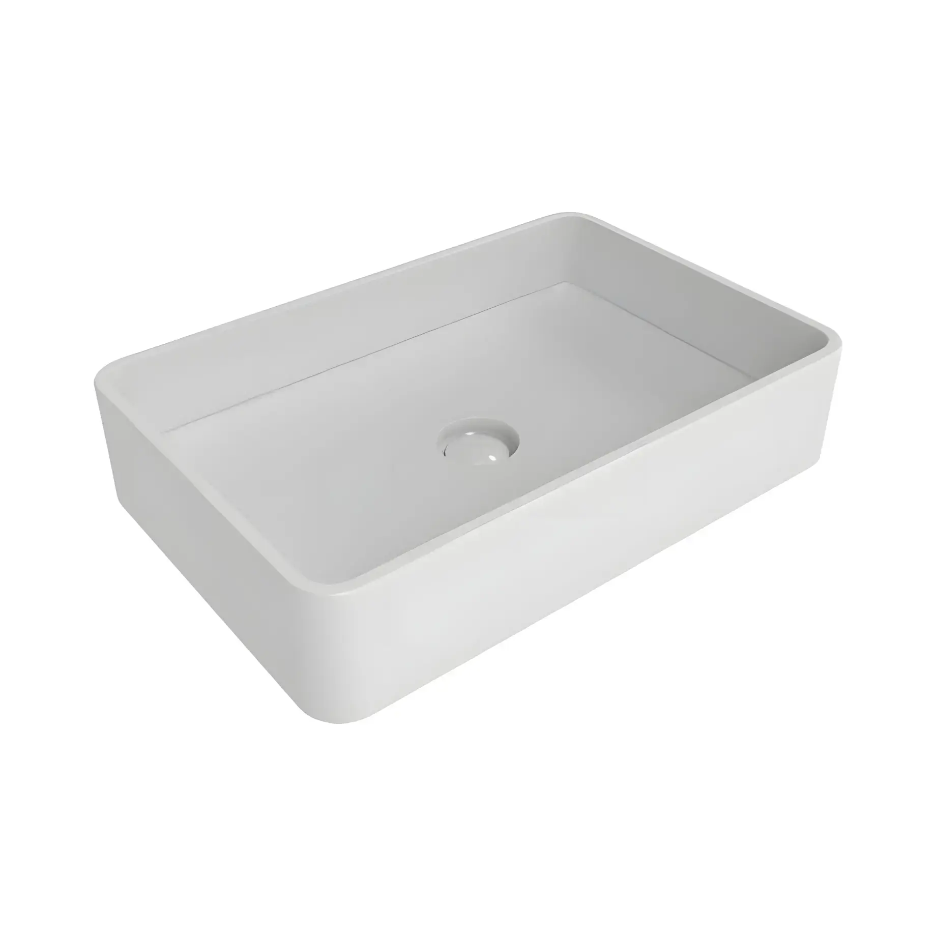 Умивальник Miniwash Flaminia MWL60 Glossy White 60 х 40 см — вид на білому тлі
