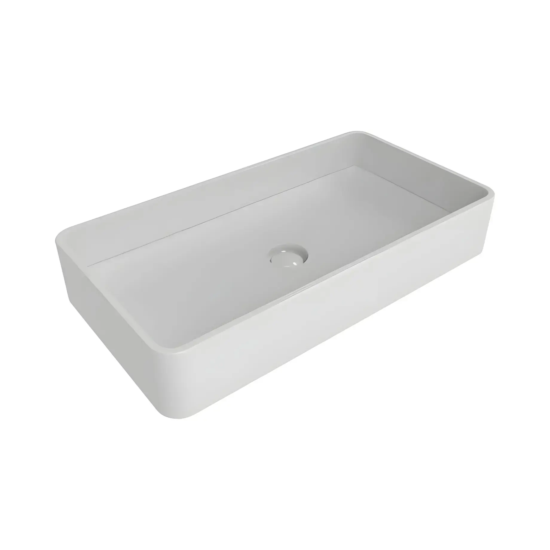 Умивальник Miniwash Flaminia MWL75 Glossy White 75 х 40 см — вид на білому тлі
