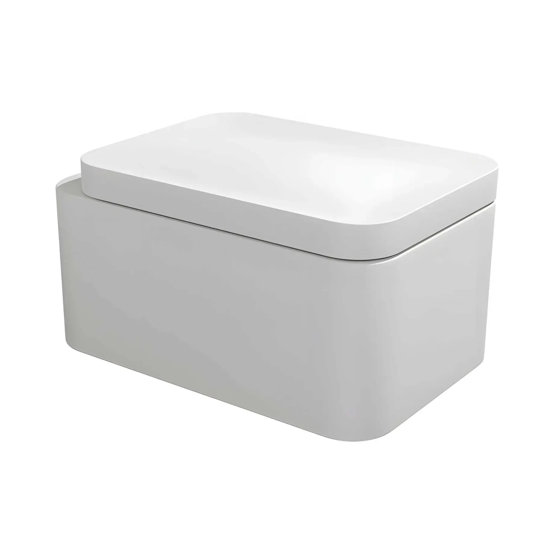 Унітаз підвісний Nile Flaminia NL118G + NLCW03 Bianco Lucido 54 х 35 см — вид на білому тлі