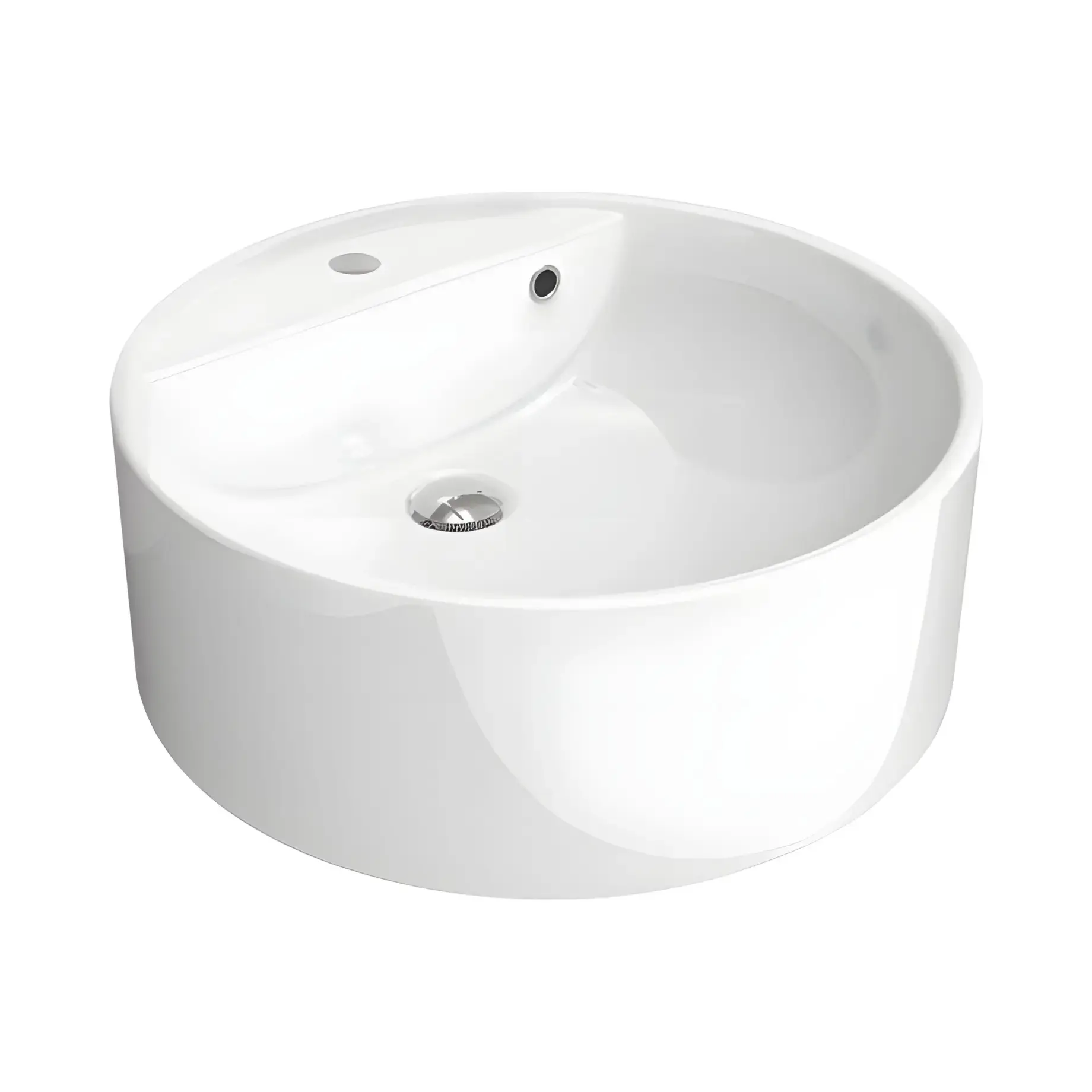 Умивальник Twin Flaminia 5050/A Glossy White 52.5 х 52.5 см — вид на білому тлі