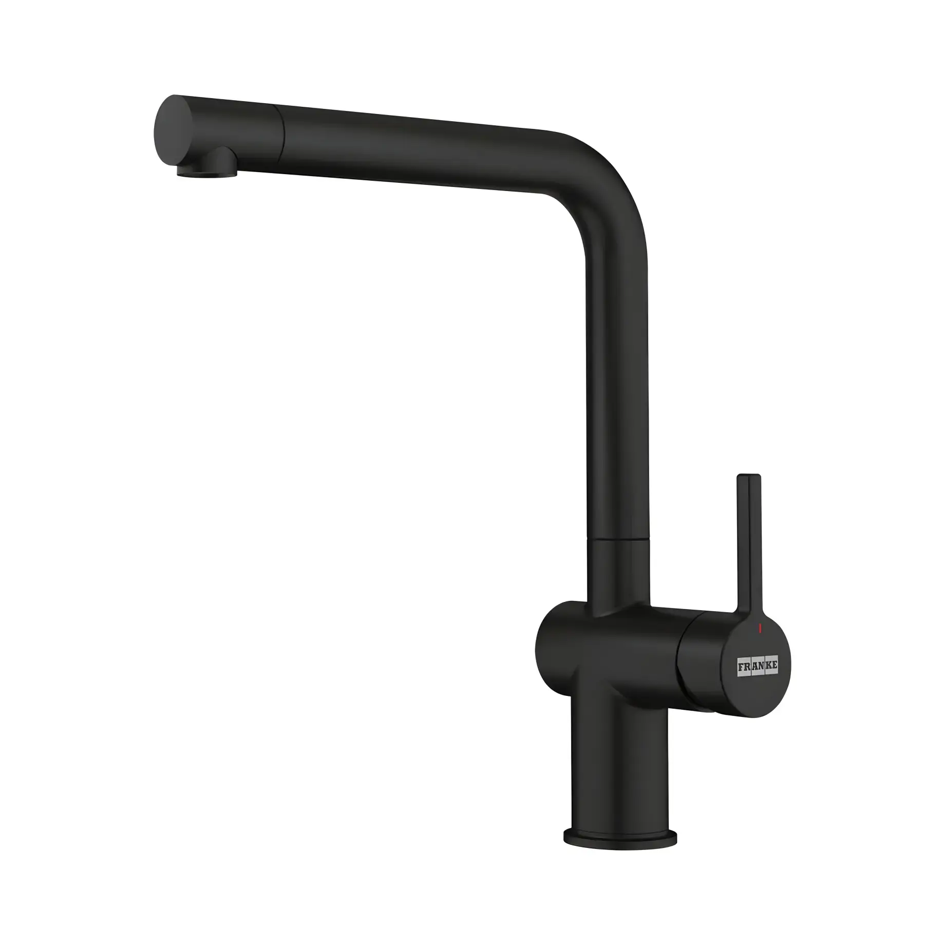 Змішувач для кухні  Active L Franke 115.0653.371 Black Matt — вид на білому тлі