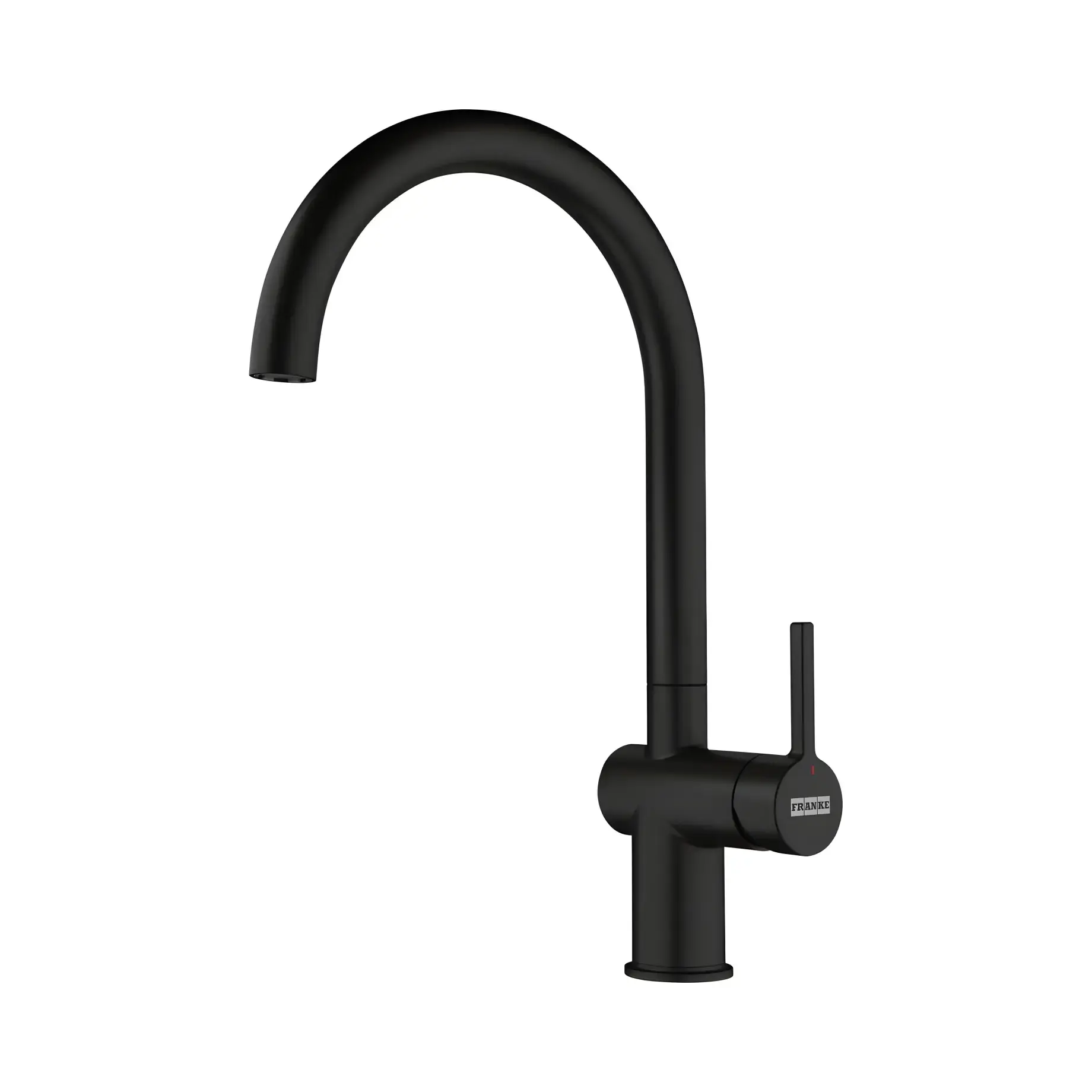 Змішувач для кухні  Active J Franke 115.0653.398 Black Matt — вид на білому тлі
