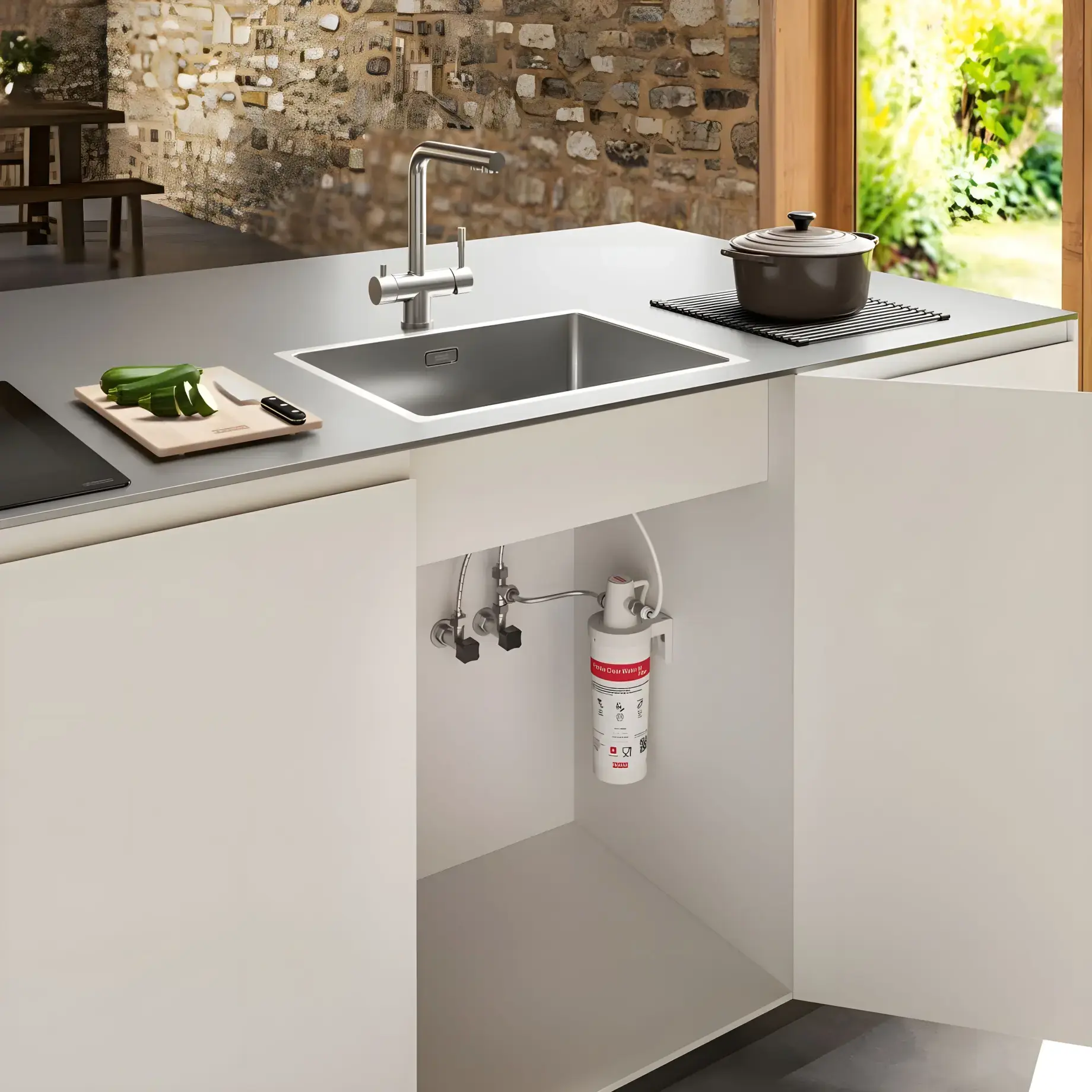 Змішувач для кухні  Atlas Clear Water Franke 120.0179.978 — вид згори