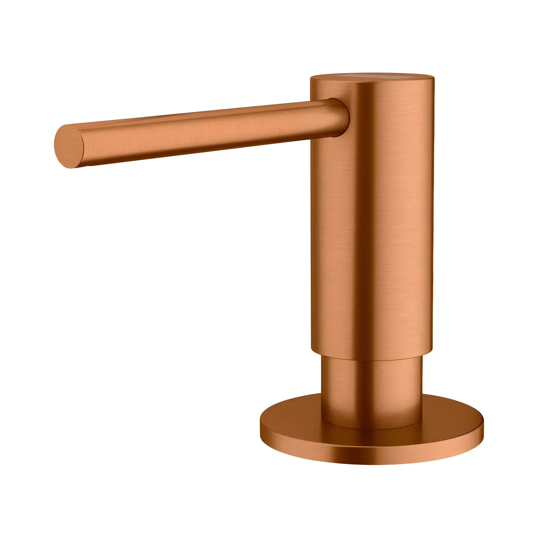 Дозатор для миючих засобів  Atlas Neo 350 мл Franke 112.0717.104 Copper — вид на білому тлі