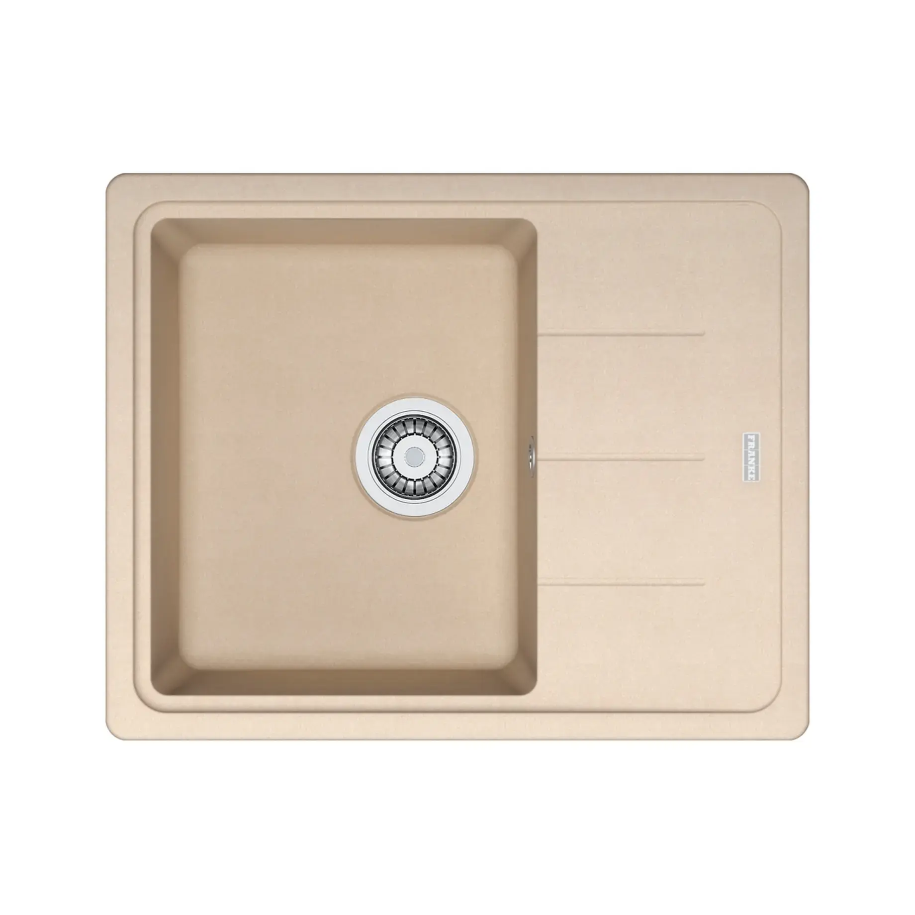 Кухонна мийка  Basis BFG 611-62 Franke 114.0272.595 Beige — вид на білому тлі
