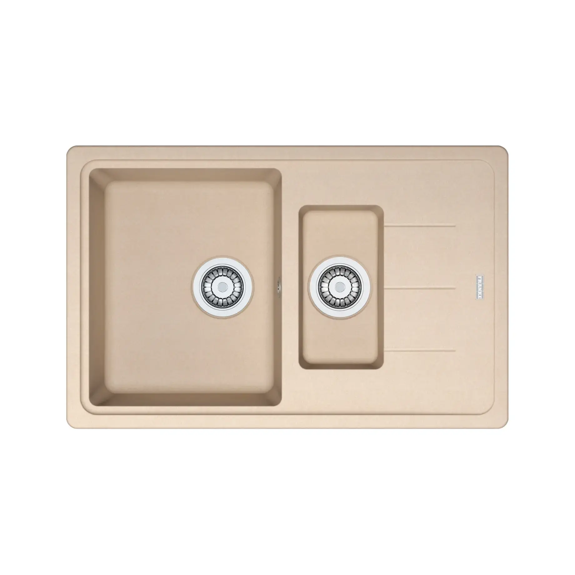 Кухонна мийка  Basis BFG 651-78 Franke 114.0272.633 Beige — вид на білому тлі