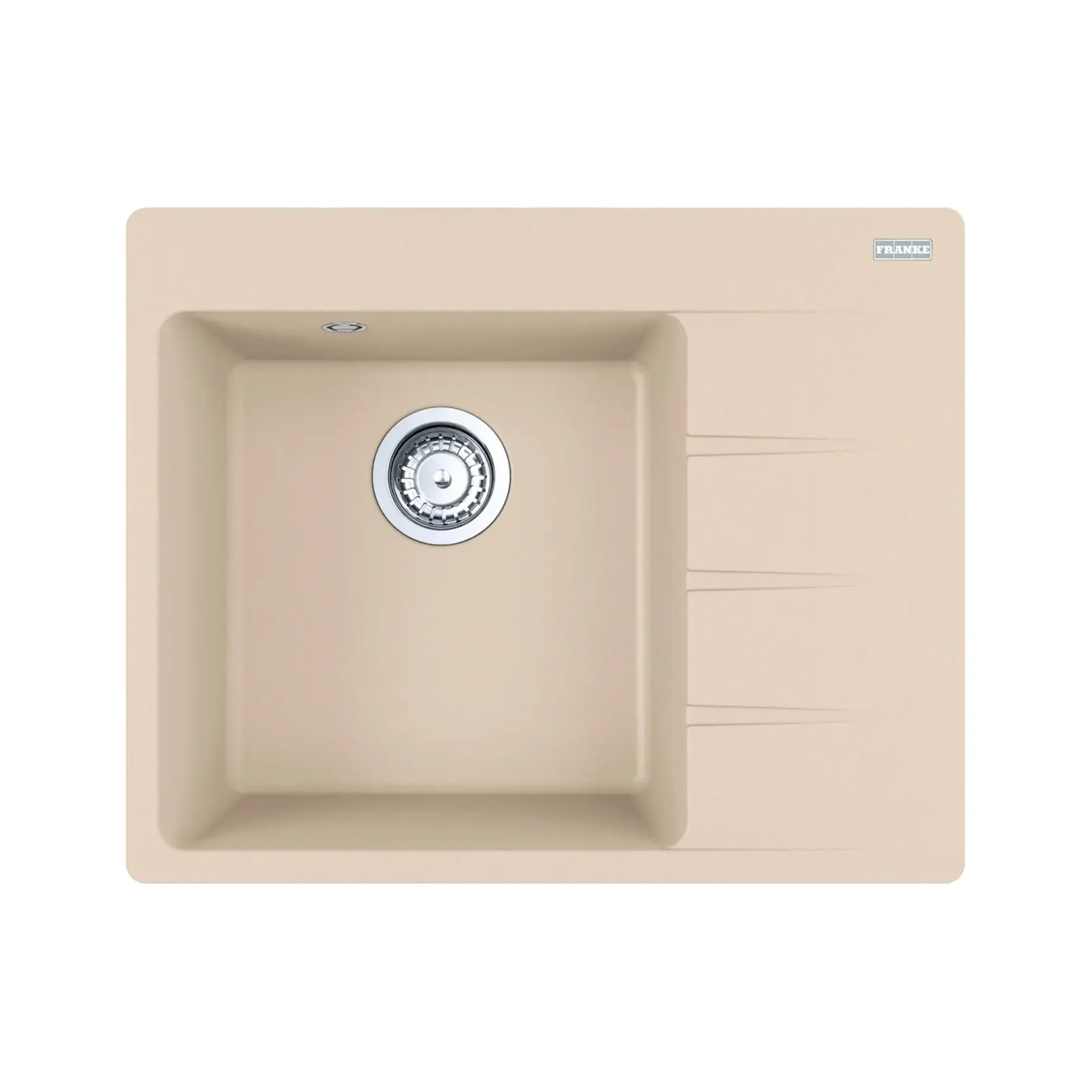 Кухонна мийка  Centro CNG 611-62 TL Franke 114.0630.459 Beige — вид на білому тлі