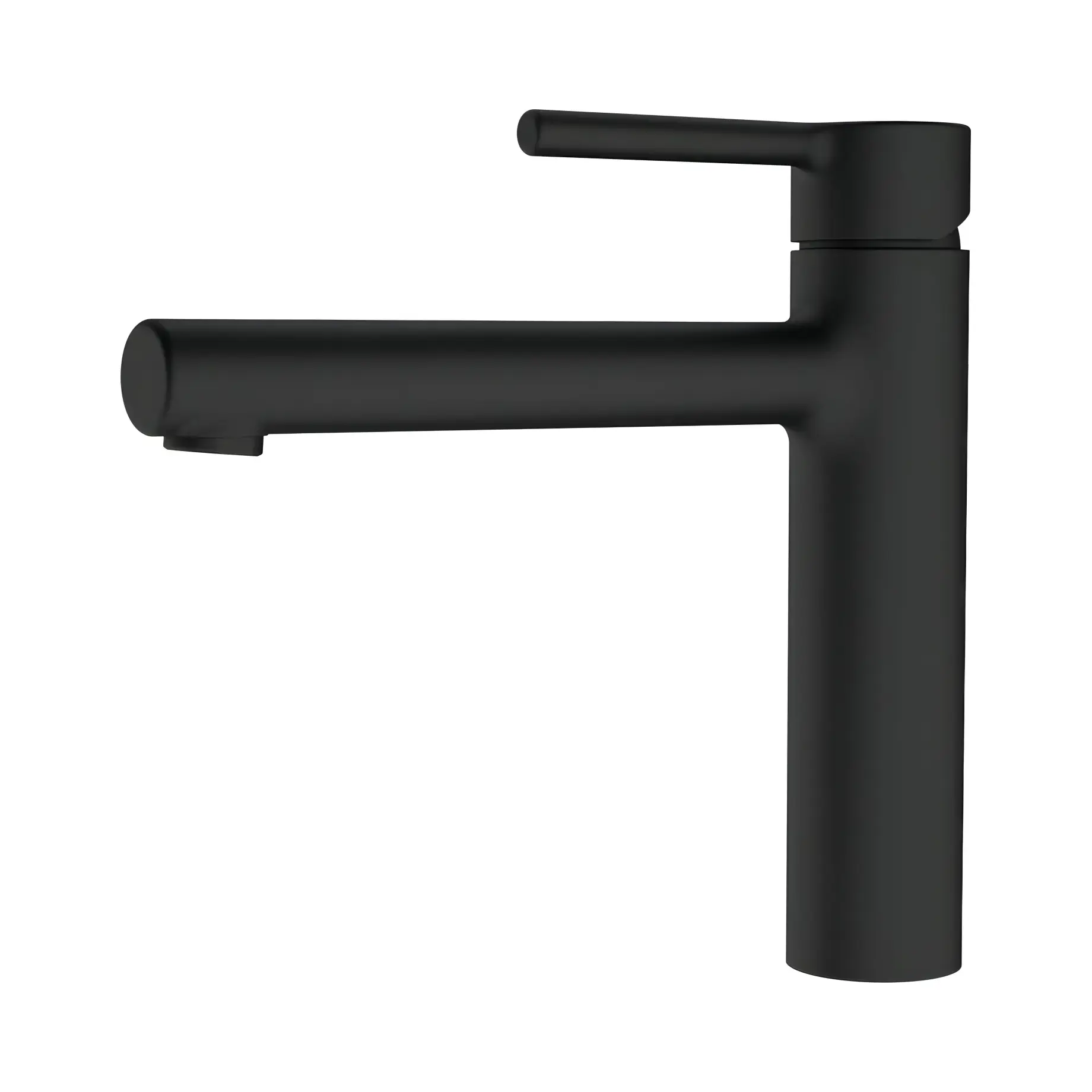 Змішувач для кухні  Centro Franke 115.0621.613 Black Matt — вид на білому тлі