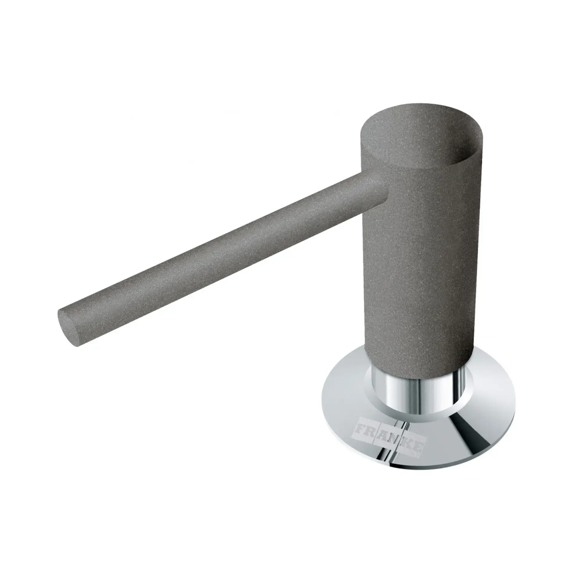 Дозатор миючих засобів Comfort 350 мл Franke 119.0578.744 Stone Grey — вид на білому тлі