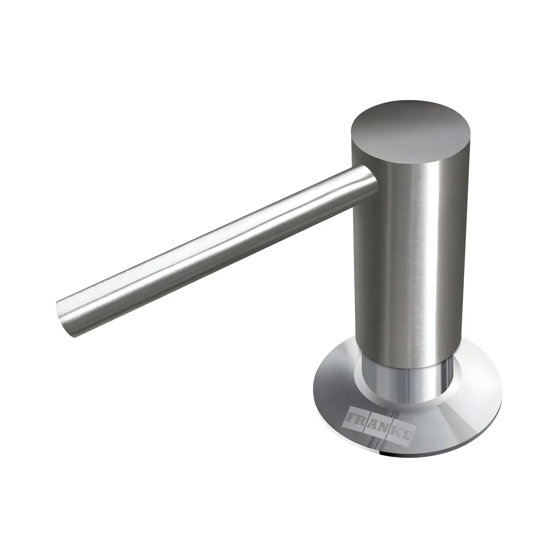 Дозатор миючих засобів  Comfort 350 мл Franke 119.0578.771 Stainless Steel — вид на білому тлі