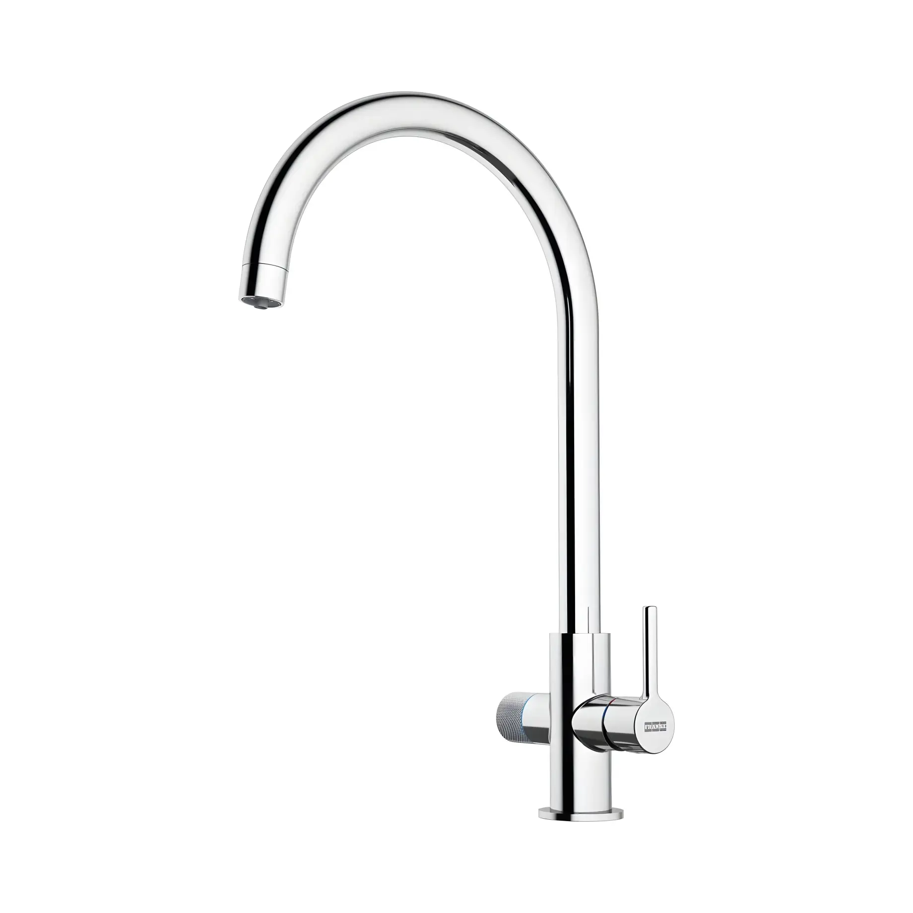 Змішувач для кухні  з підведенням питної води Lina J Clear Water Franke 120.0730.806 Chrome — вид на білому тлі