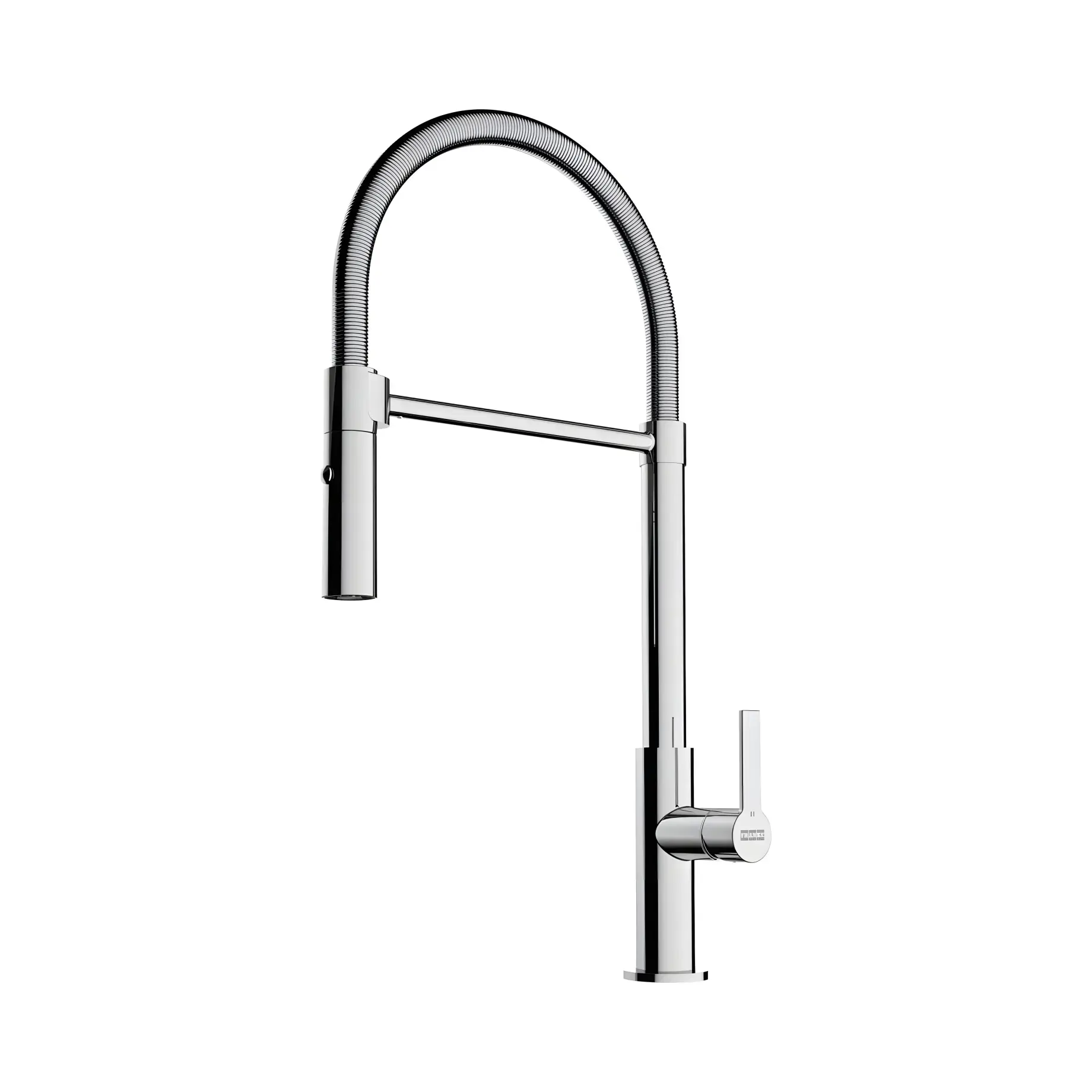 Змішувач для кухні  Maris Slim SemiPro Franke 115.0728.395 Chrome — вид на білому тлі