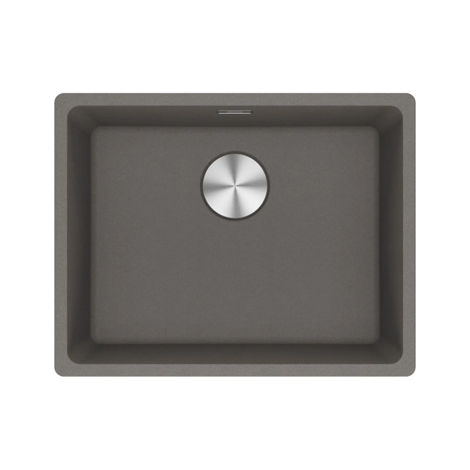 Кухонная мойка Maris MRG 110-52 Franke 125.0701.777 Stone Grey — вид на белом фоне