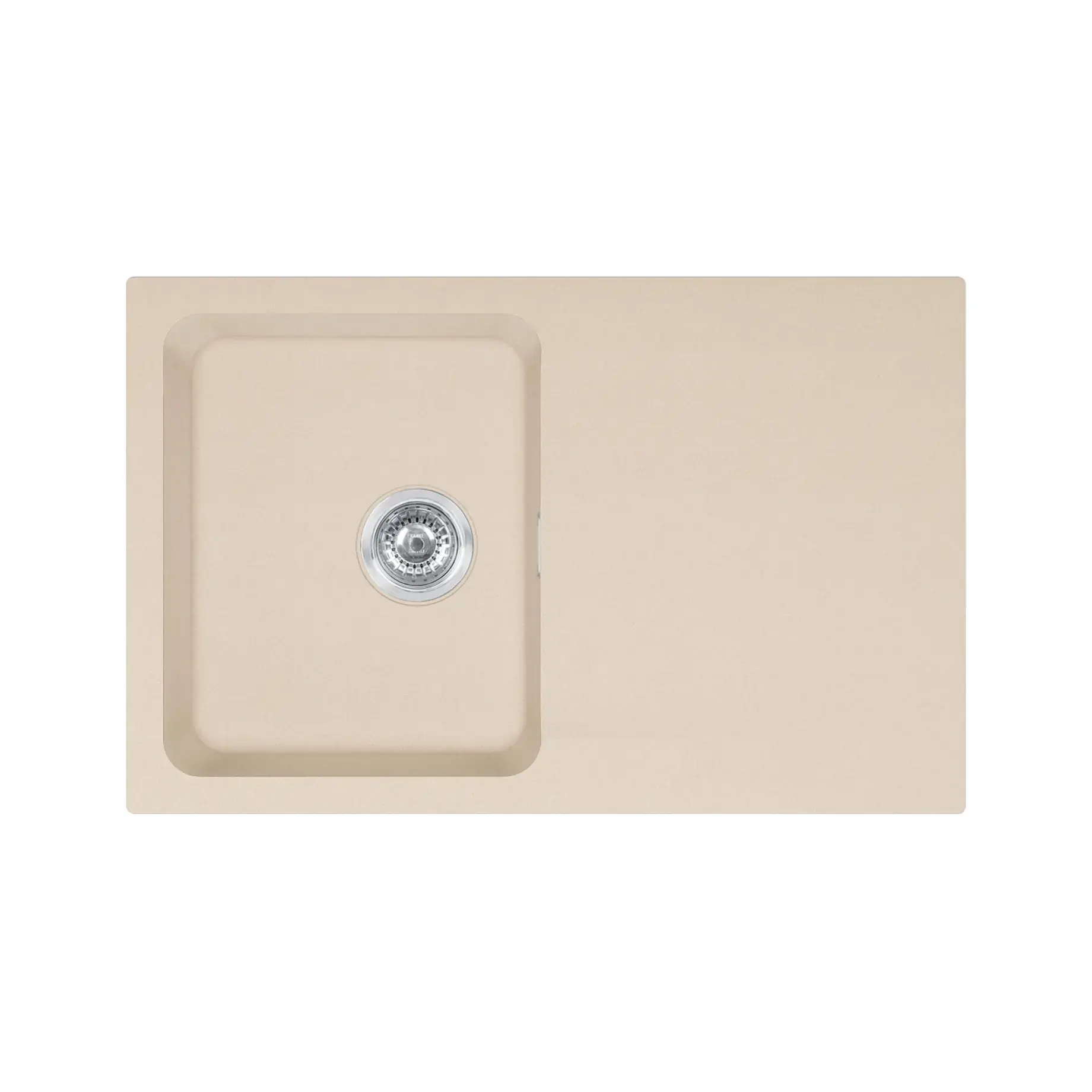 Кухонна мийка Orion OID 611-78 Franke 143.0671.749 Beige 78 x 50 см — вид на білому тлі