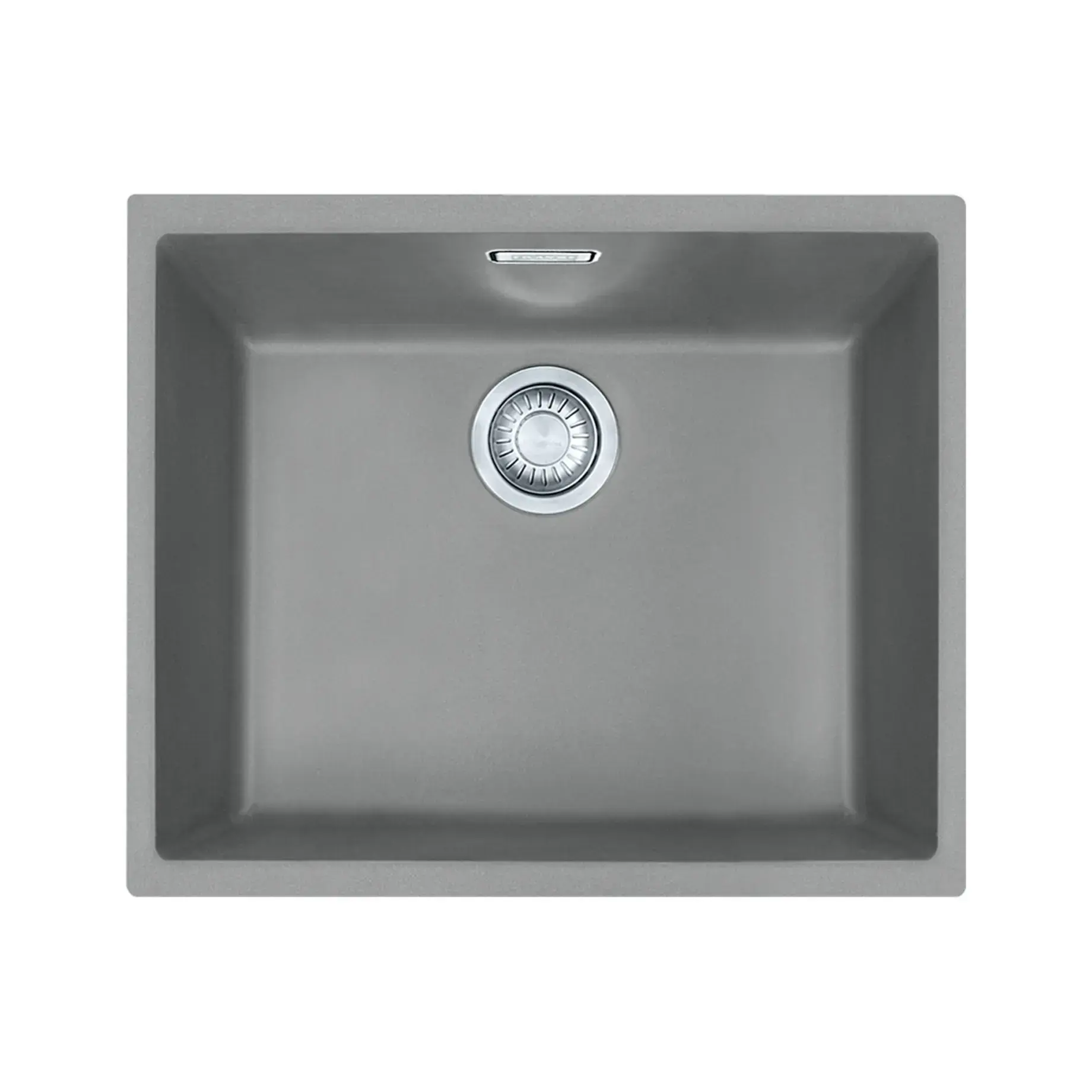 Кухонна мийка Sirius SID 110-50 Franke 144.0649.561 Grey 52.5 х 44 см — вид на білому тлі