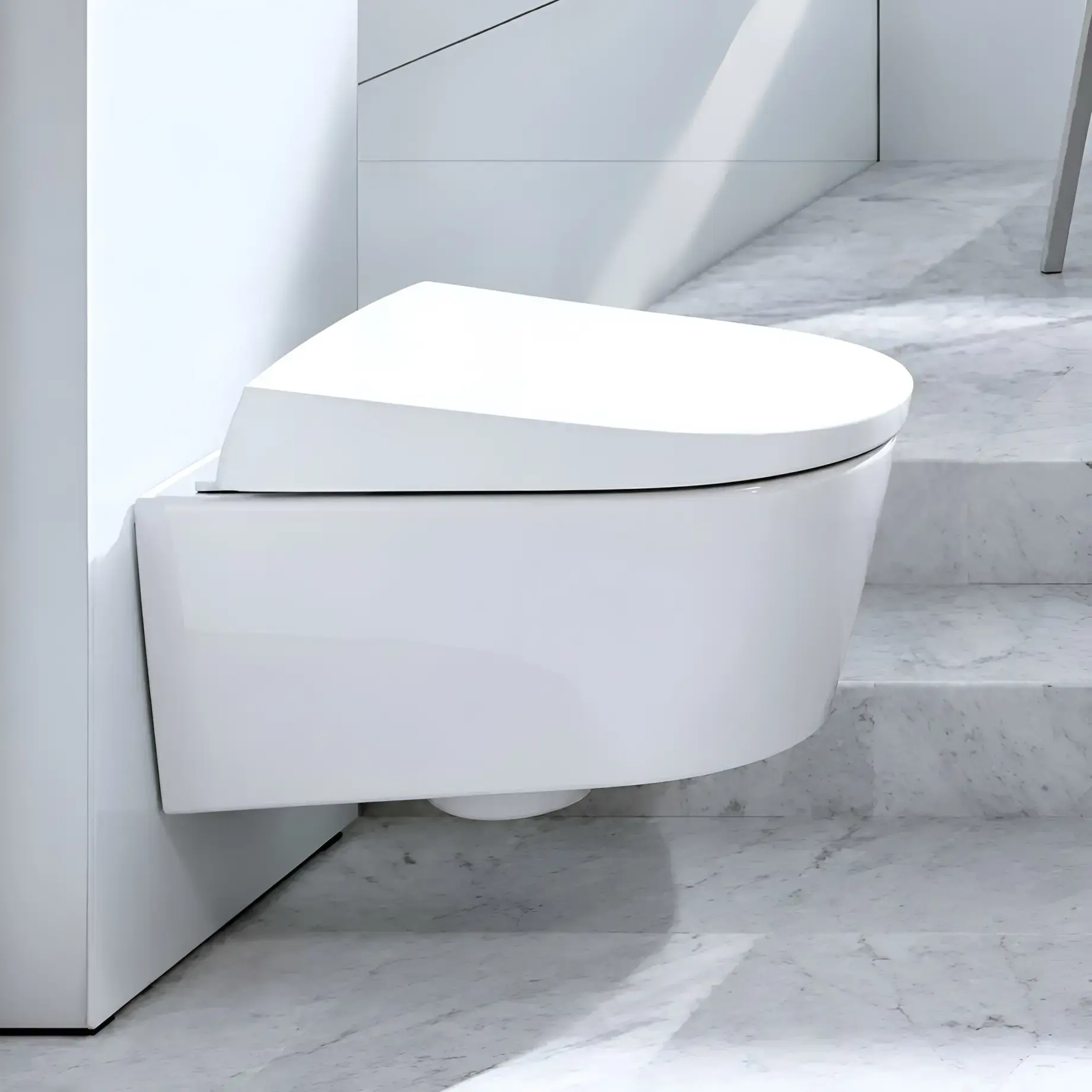 Унітаз-біде підвісний AquaClean Sela Geberit 146.145.11.1 — вид згори