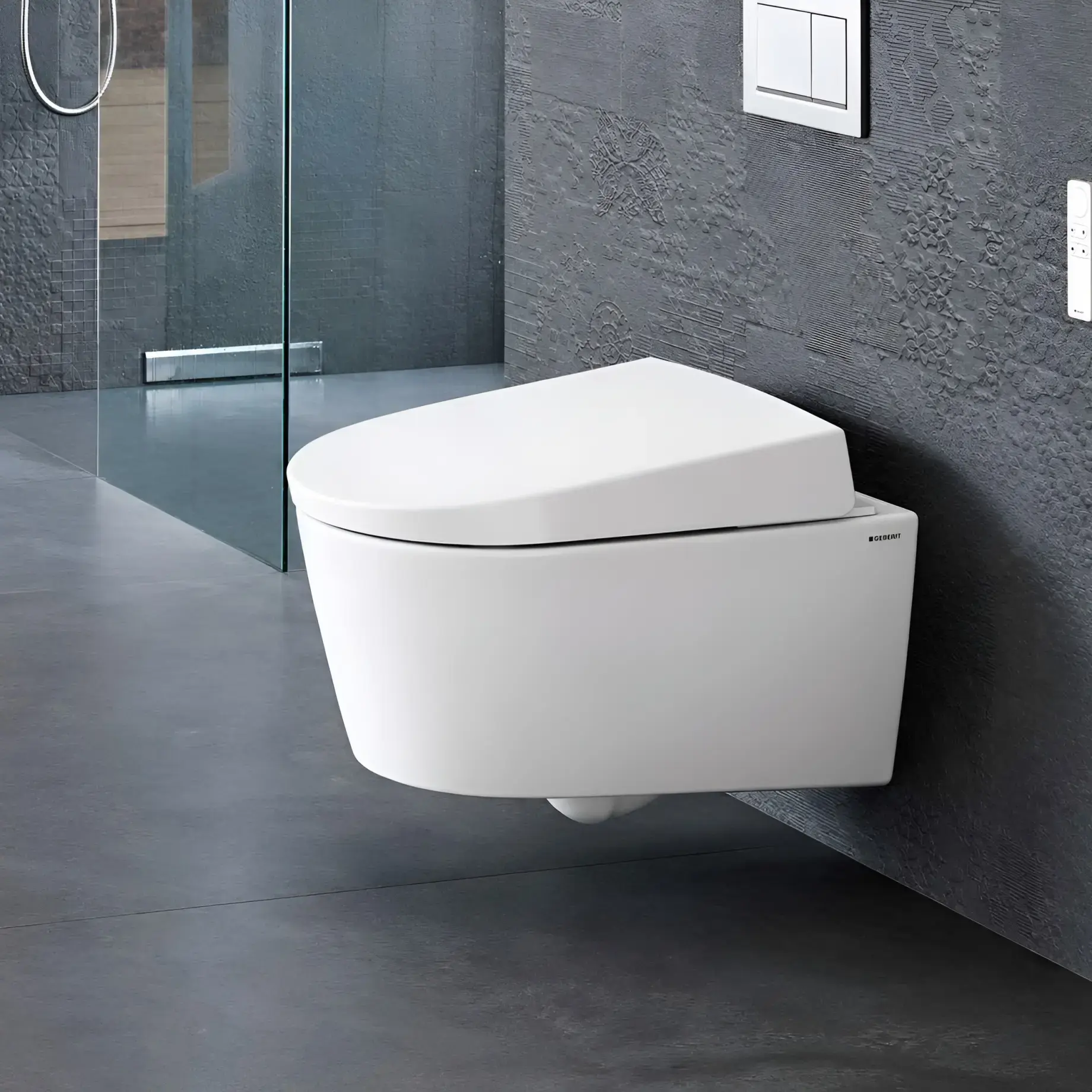 Унітаз-біде підвісний AquaClean Sela Geberit 146.145.11.1 — вид ззаду