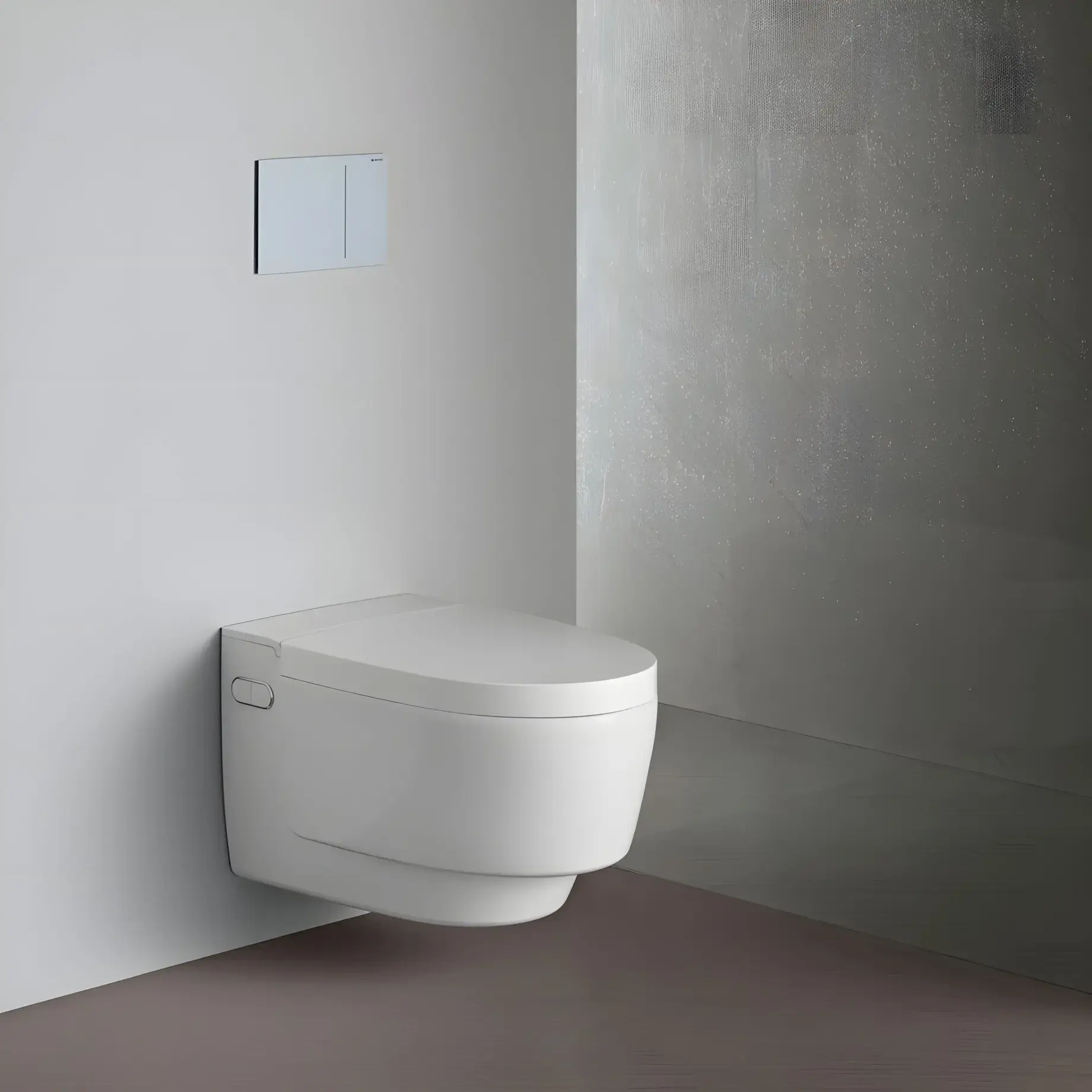 Унітаз-біде підвісний AquaClean Mera Comfort Geberit 146.210.11.1 — вид спереду