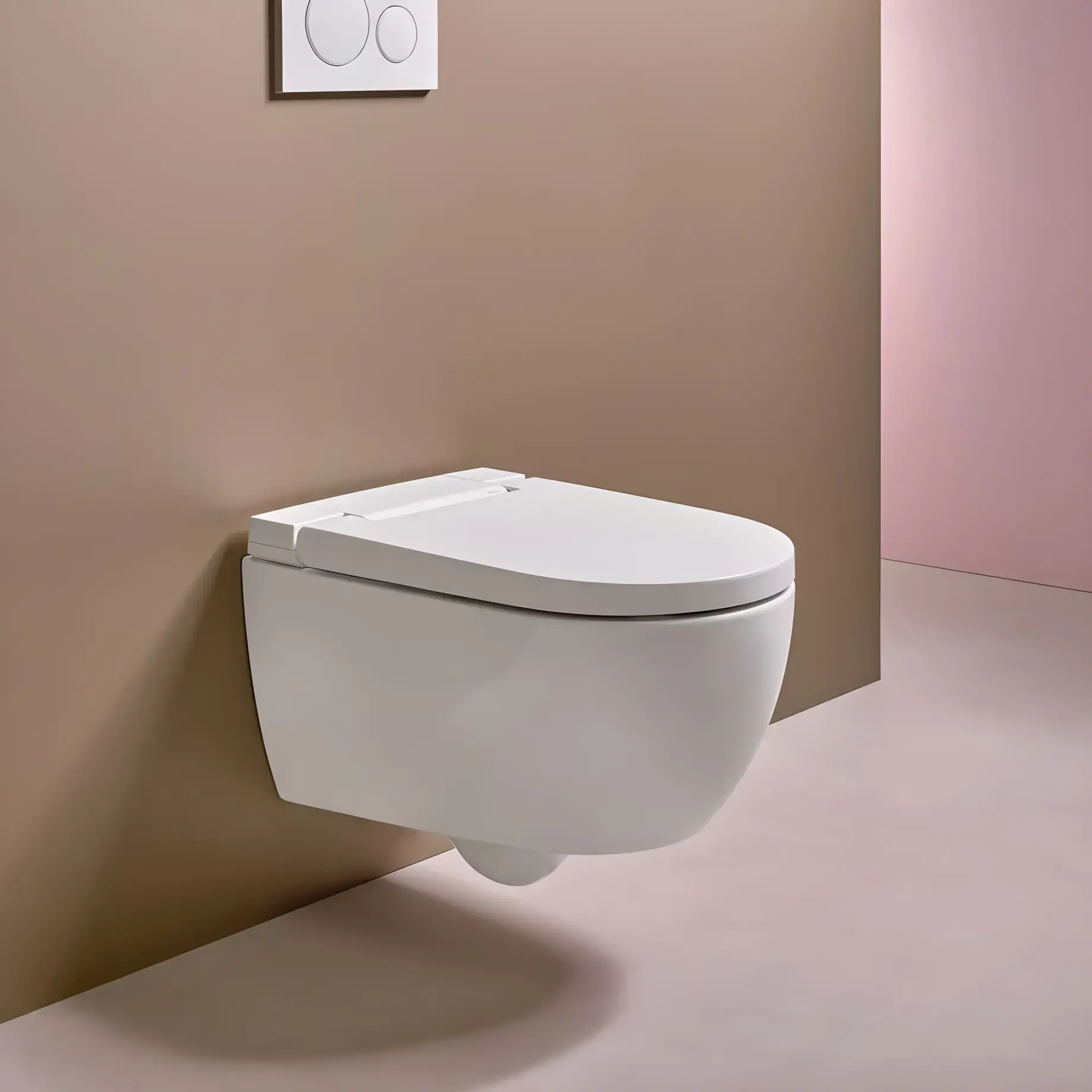 Унітаз-біде підвісний AquaClean Alba Geberit 146.350.01.1 — вид згори
