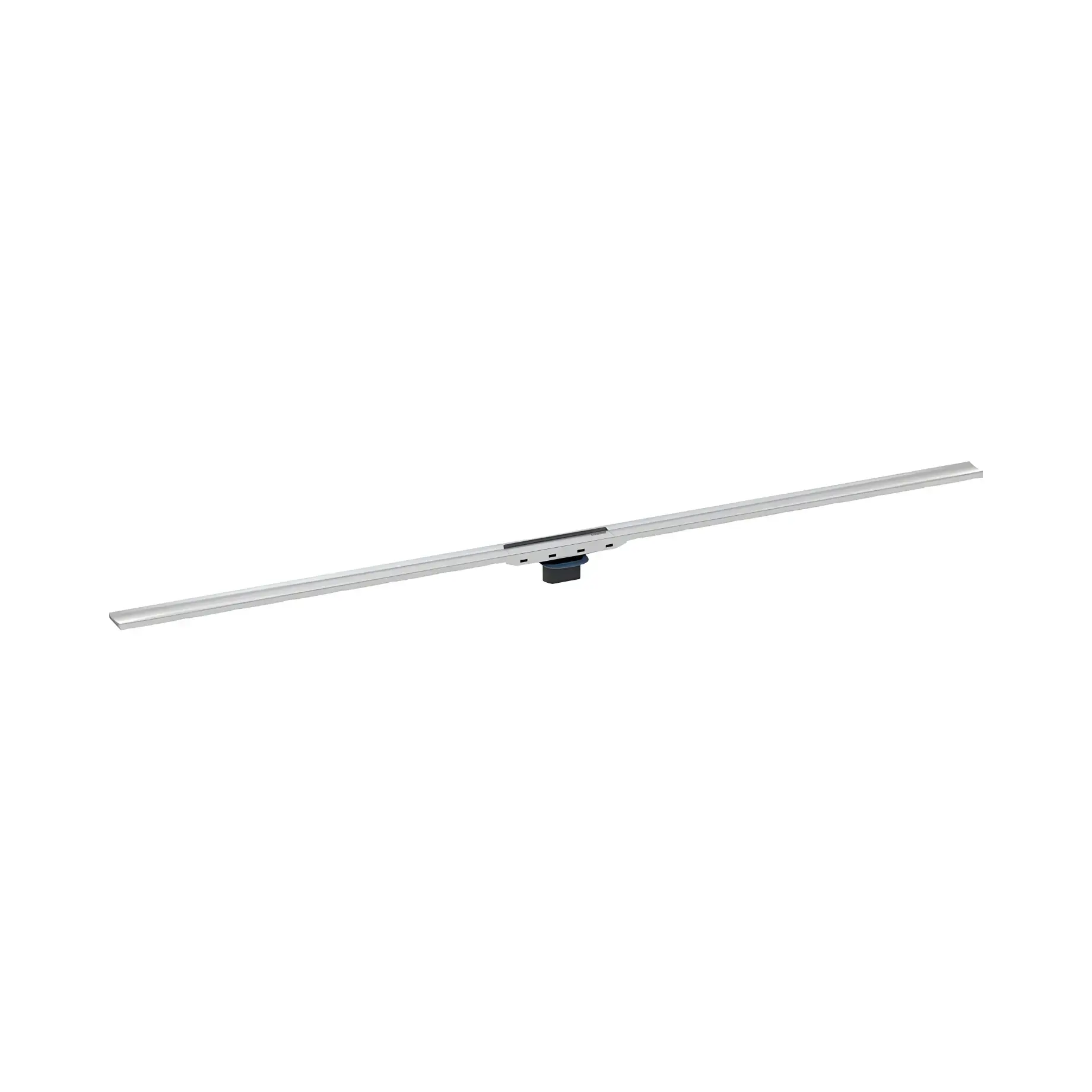 Решітка для душового каналу  CleanLine80 L30-110 см Geberit 154.442.KS.1 Matt Stainless Steel 30-110 x 4,4 см — вид на білому тлі