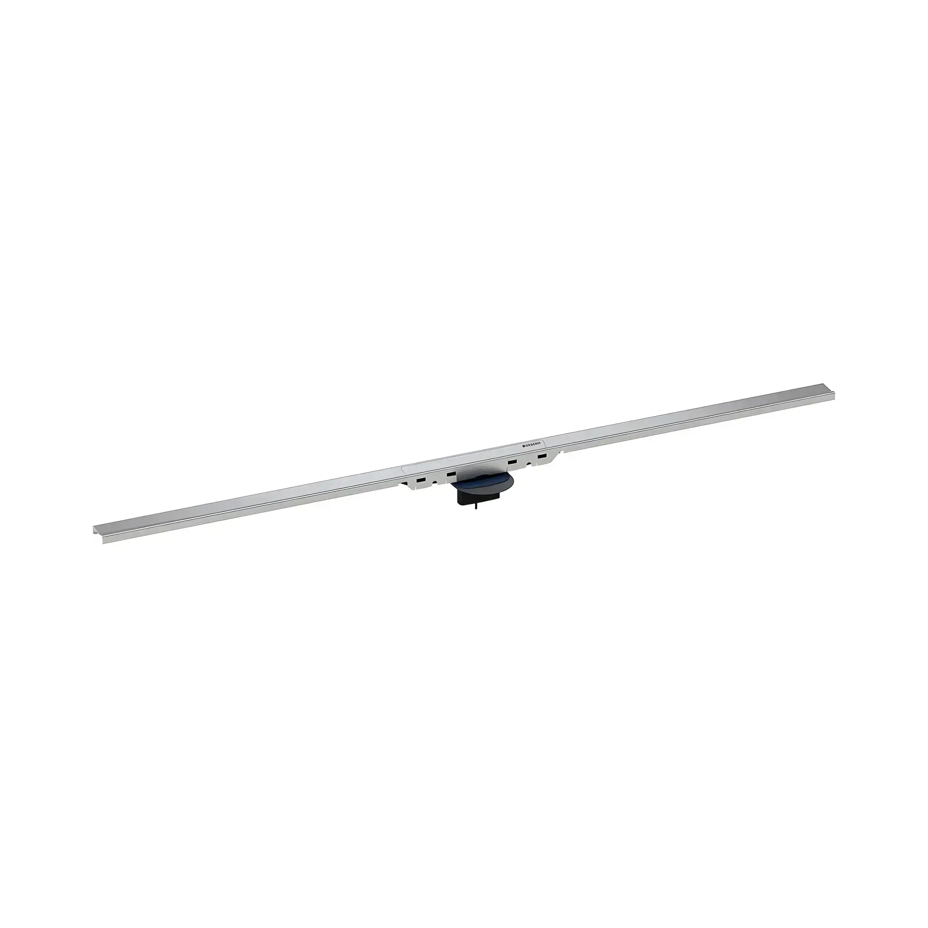 Решітка для душового каналу  CleanLine50 L30-130 см Geberit 154.447.KS.2 Matt Stainless Steel 30-130 x 3,0 см — вид на білому тлі