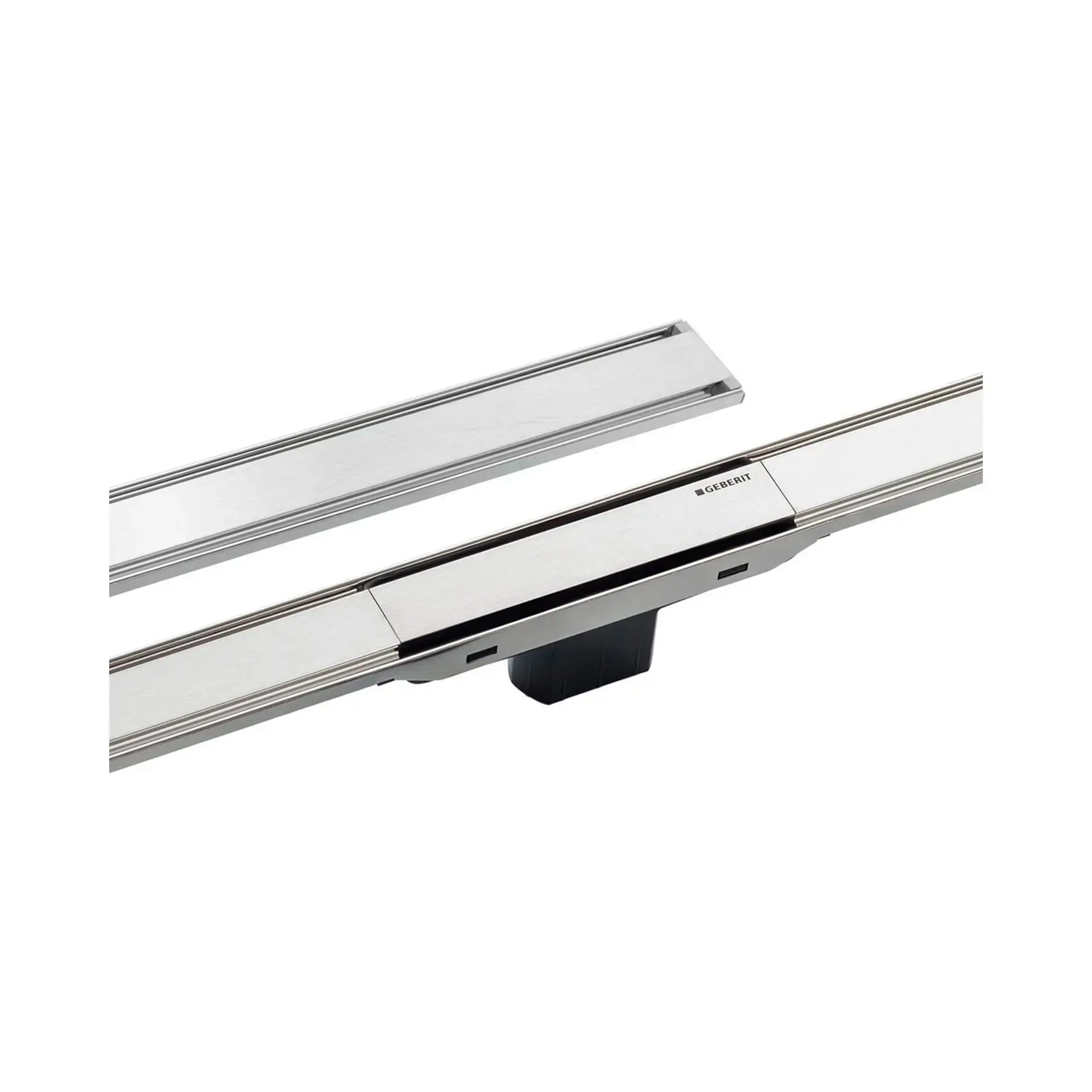 Решітка для душового каналу  CleanLine60 L30-130 см Geberit 154.459.00.1 30-130 x 4,3 см — бічний ракурс