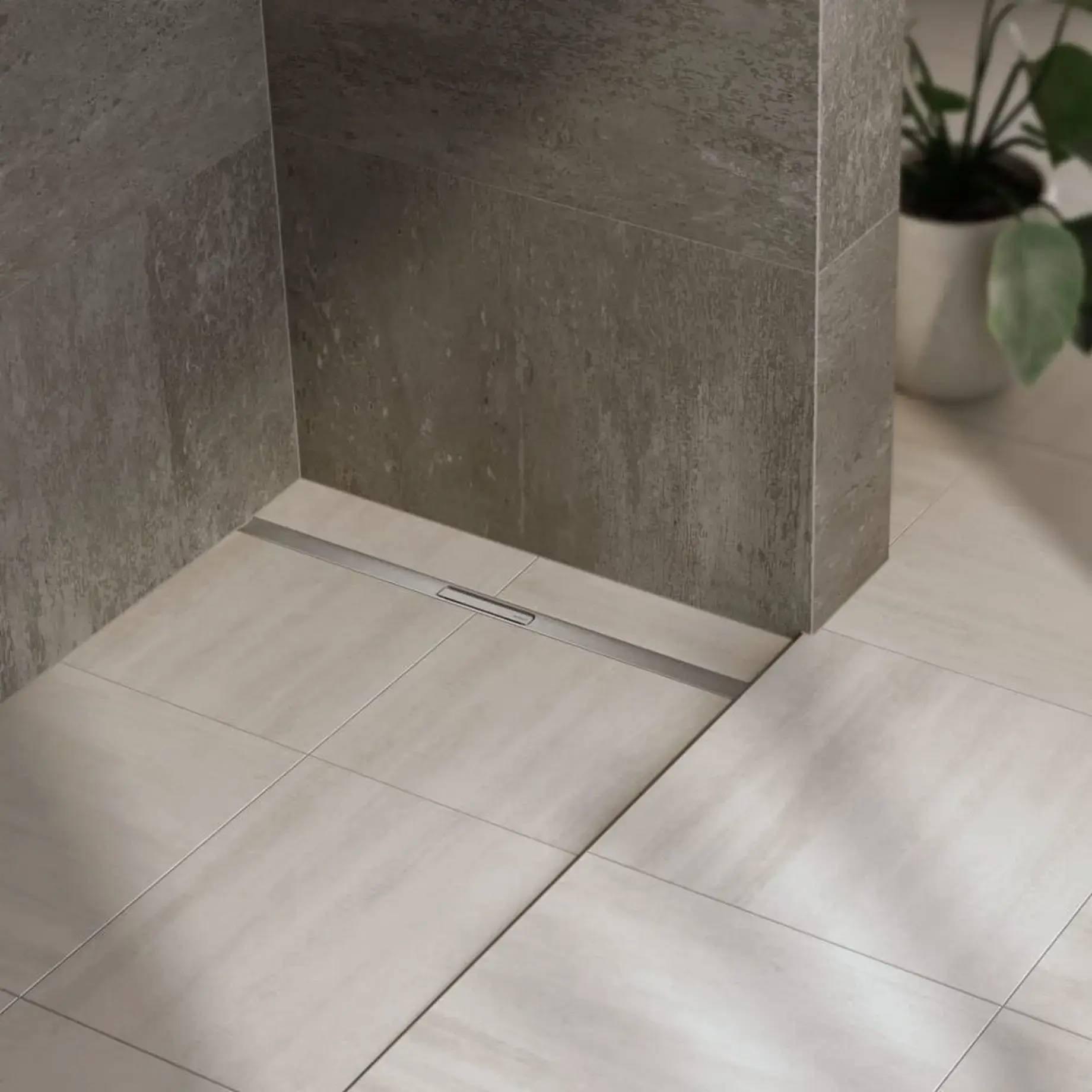 Решітка для душового каналу  CleanLine30 L30-130 см Geberit 154.503.KS.1 Stainless Steel 30-130 x 4,3 см — вид спереду