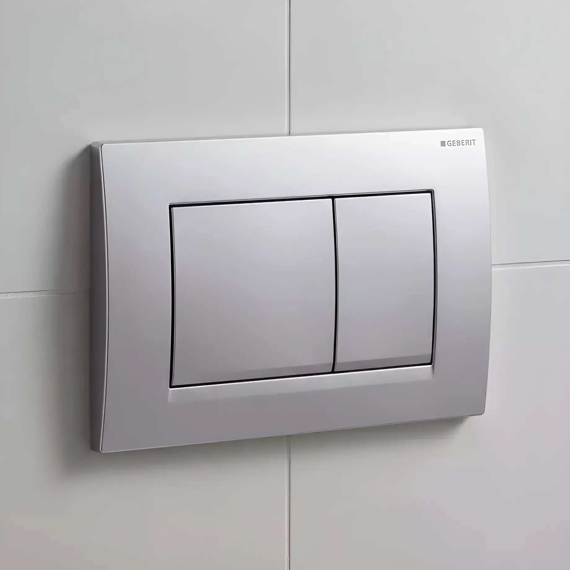 Змивна клавіша Delta20 square Виробник 115.137.46.1 Chrome 24.6 х 16.4 х 2.3 см — вид спереду