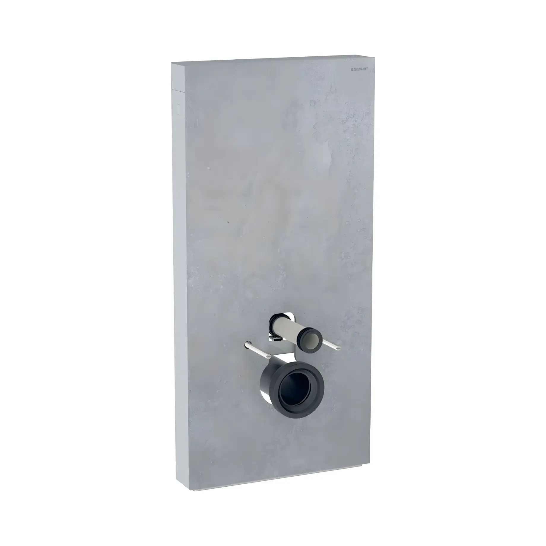 Сантехнічний модуль Monolith Plus Geberit 131.221.JV.7 Concrete Look — вид на білому тлі